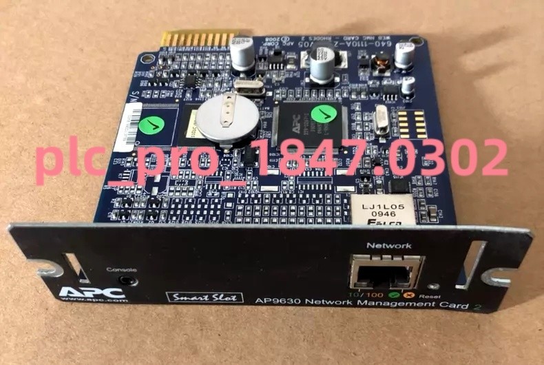AP9630 1PCS Used Schneider APC AP9630 Remote Management Card  Fast ship