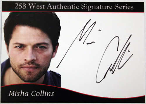 2010 SDCC Misha Collins Autograph card - Supernatural