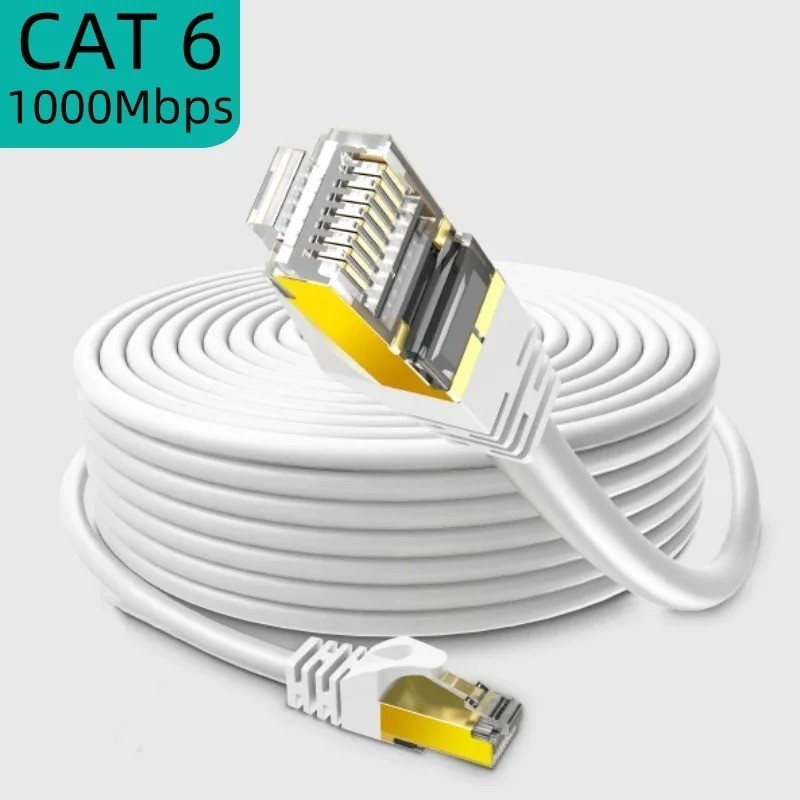 Ethernet Cable RJ45 Cat6 40GBPS Network Gold Super Fast LAN Lead SSTP Patch LOT
