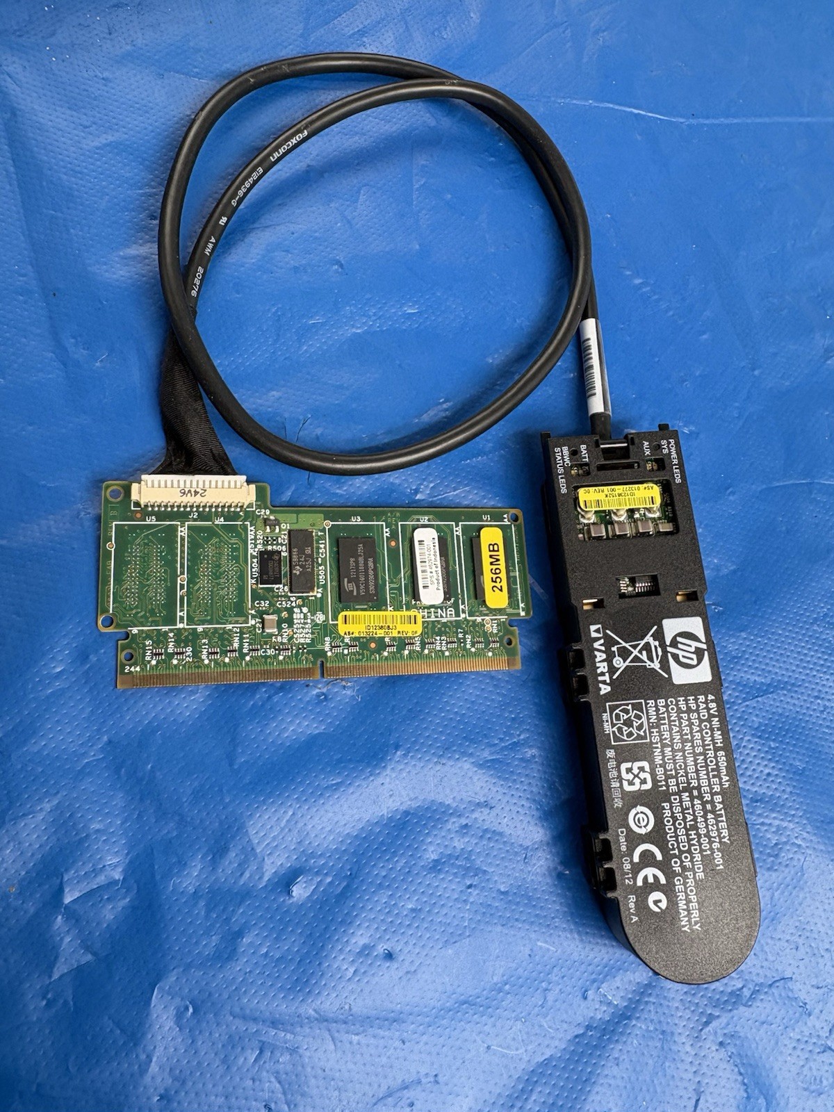 HP 462974-001 Smart Array 256MB Cache With Battery 462976-001 & Cable 458943-002