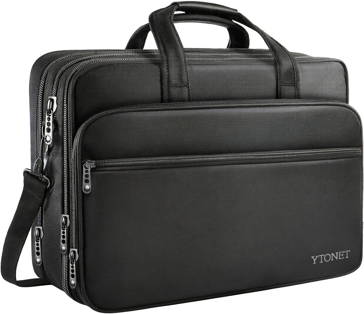 Expandable Water-Resistant 18-Inch Gaming Laptop Briefcase for Professionals