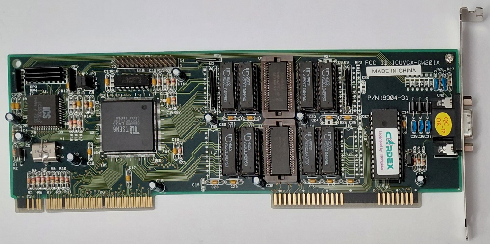 Gainward Cardex Challenger VLB Graphics Card (Tseng ET4000/W32p, 2MB, Retro, 1995)