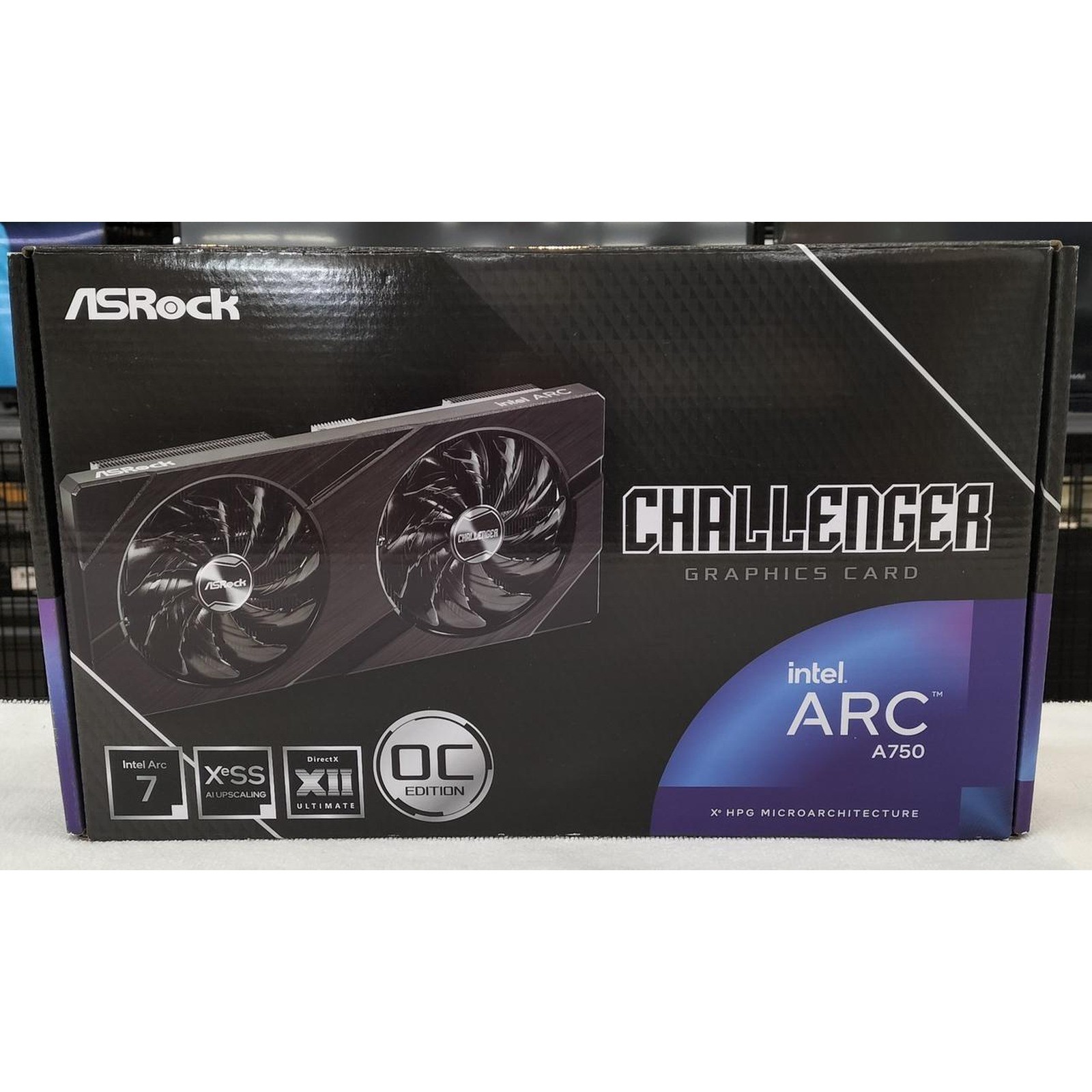 ASROCK Intel Arc A750 CLD 8GO 8GB PCI-Express Graphics Card GPU Video Board New