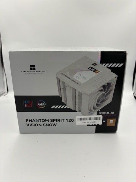 Thermalright Phantom Spirit 120 Vision Snow Premium LCD CPU Cooler AURA SYNC