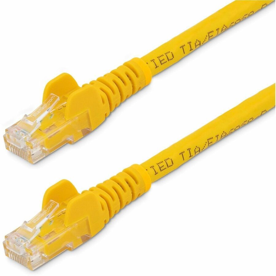 StarTech 150ft CAT6 Ethernet Cable - Yellow Snagless Gigabit 100W PoE UTP 250Mhz