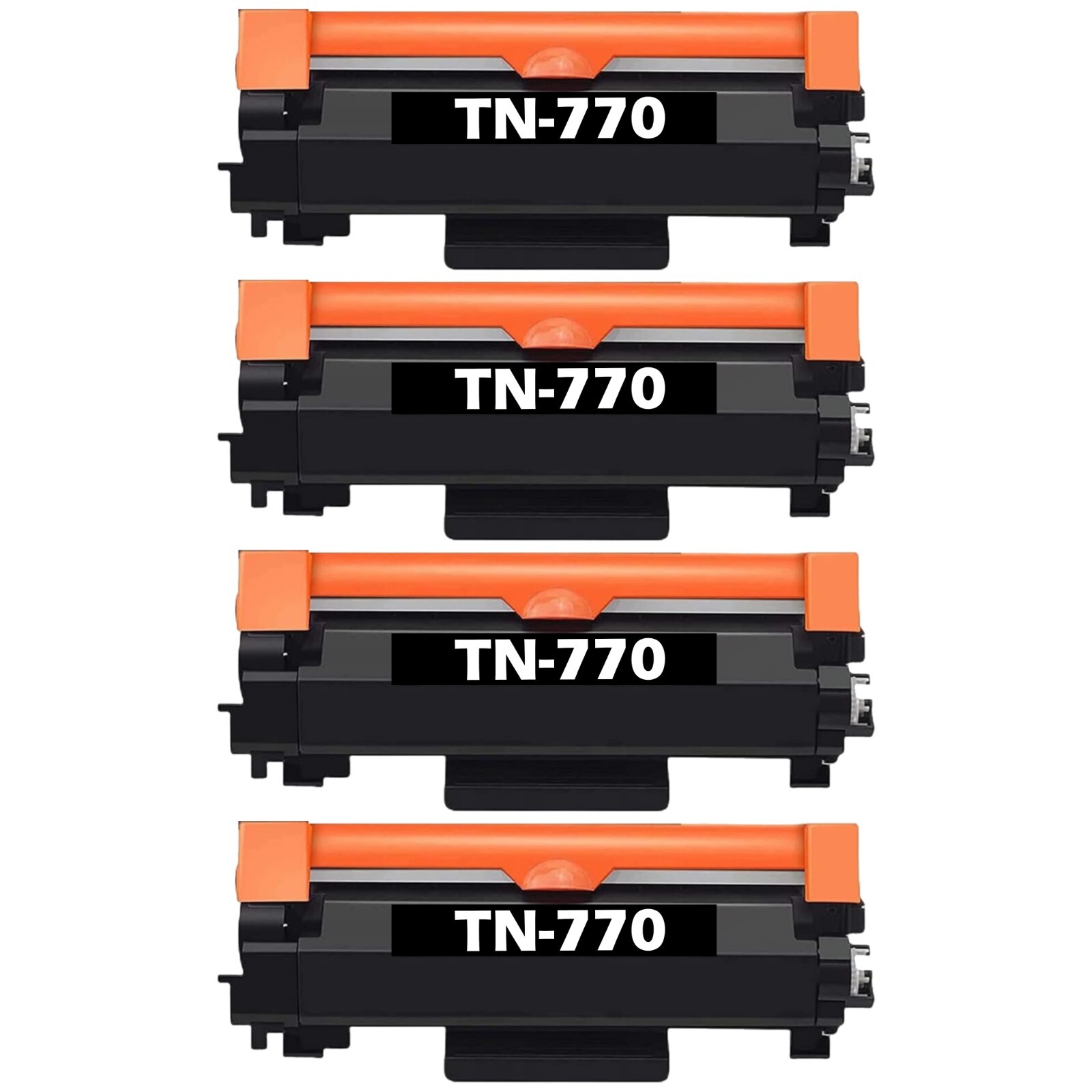 4-Pack TN 770 TN770 Toner Cartridge for MFC-L2750DW MFC-L2750DWXL Printer