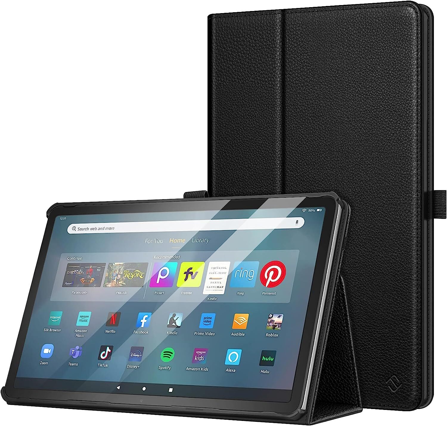  Folio Case for Amazon Fire Max 11 (13th) 2023 Vegan Leather Slim Stand Cover 