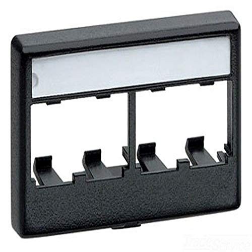 Panduit CFFPL4IW Faceplate 4-Port Off White Modular