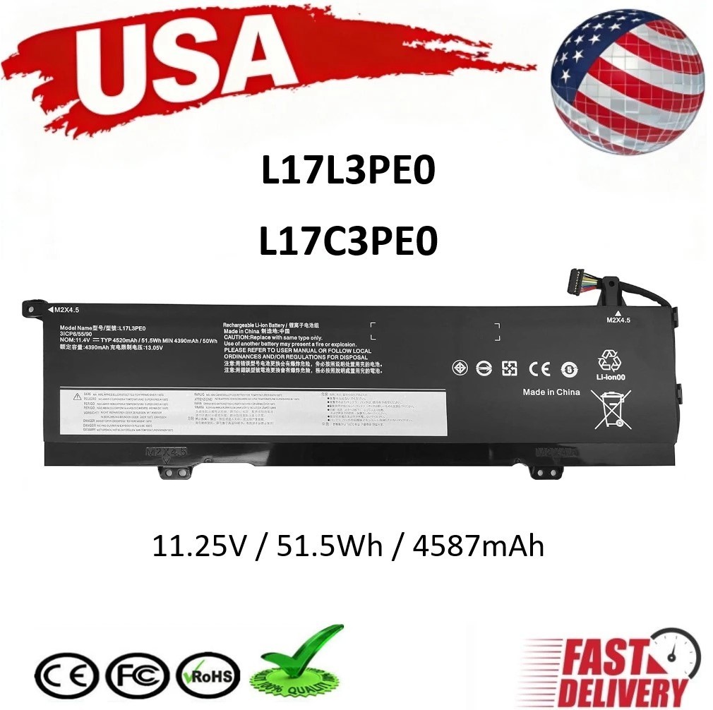 L17L3PE0 Notebook L17C3PE0 Battery Replacement For Lenovo Yoga 730 15 730-151WL