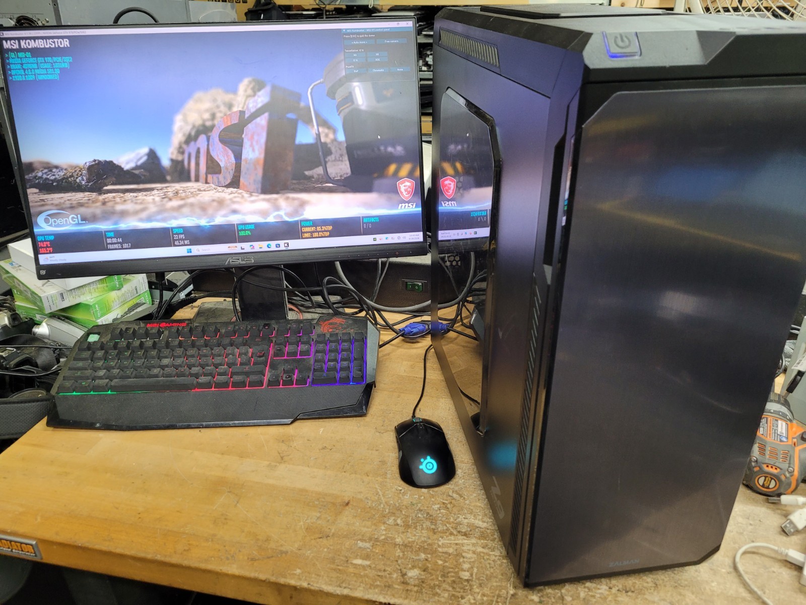 Custom PC Intel i5 7600K 16GB RAM Nvidia GeForce GTX 970, 512GB SSD WINDOWS 11
