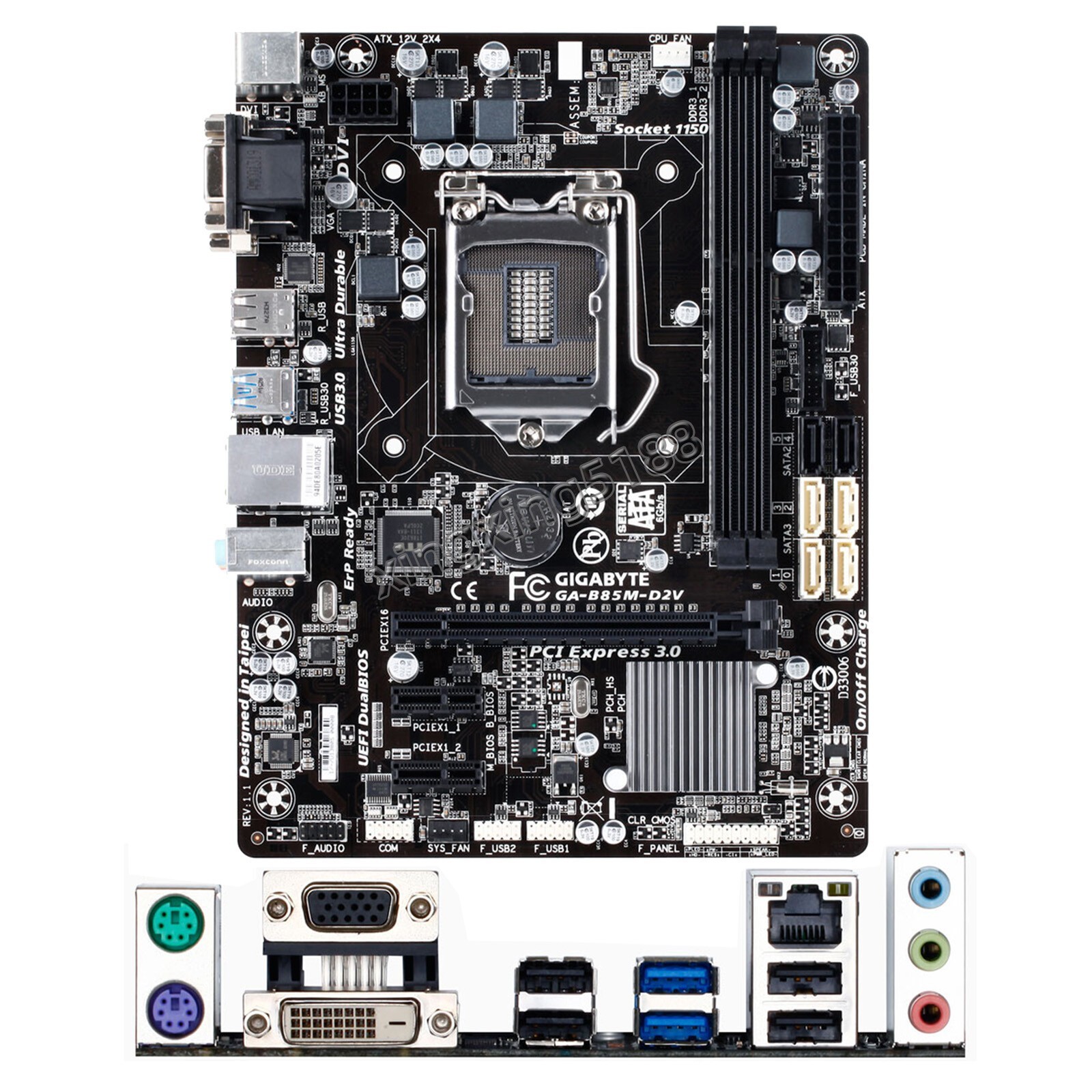 Gigabyte GA-B85M-D2V For Intel LGA1150 Micro ATX B85 Game Motherboard DDR3 16GB