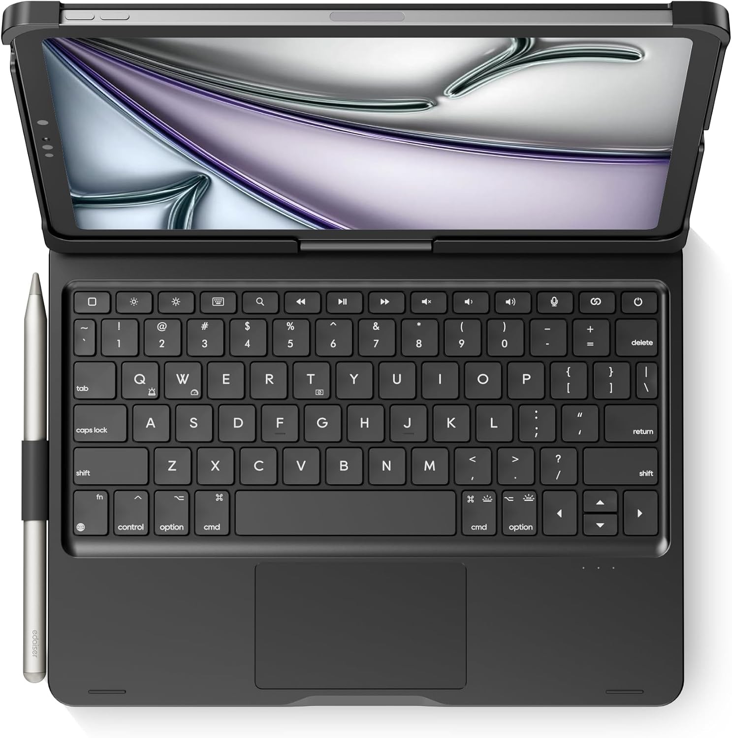 Swivel Keyboard Case for iPad Air 11" & 4th 5th Gen, Pro 11" Black