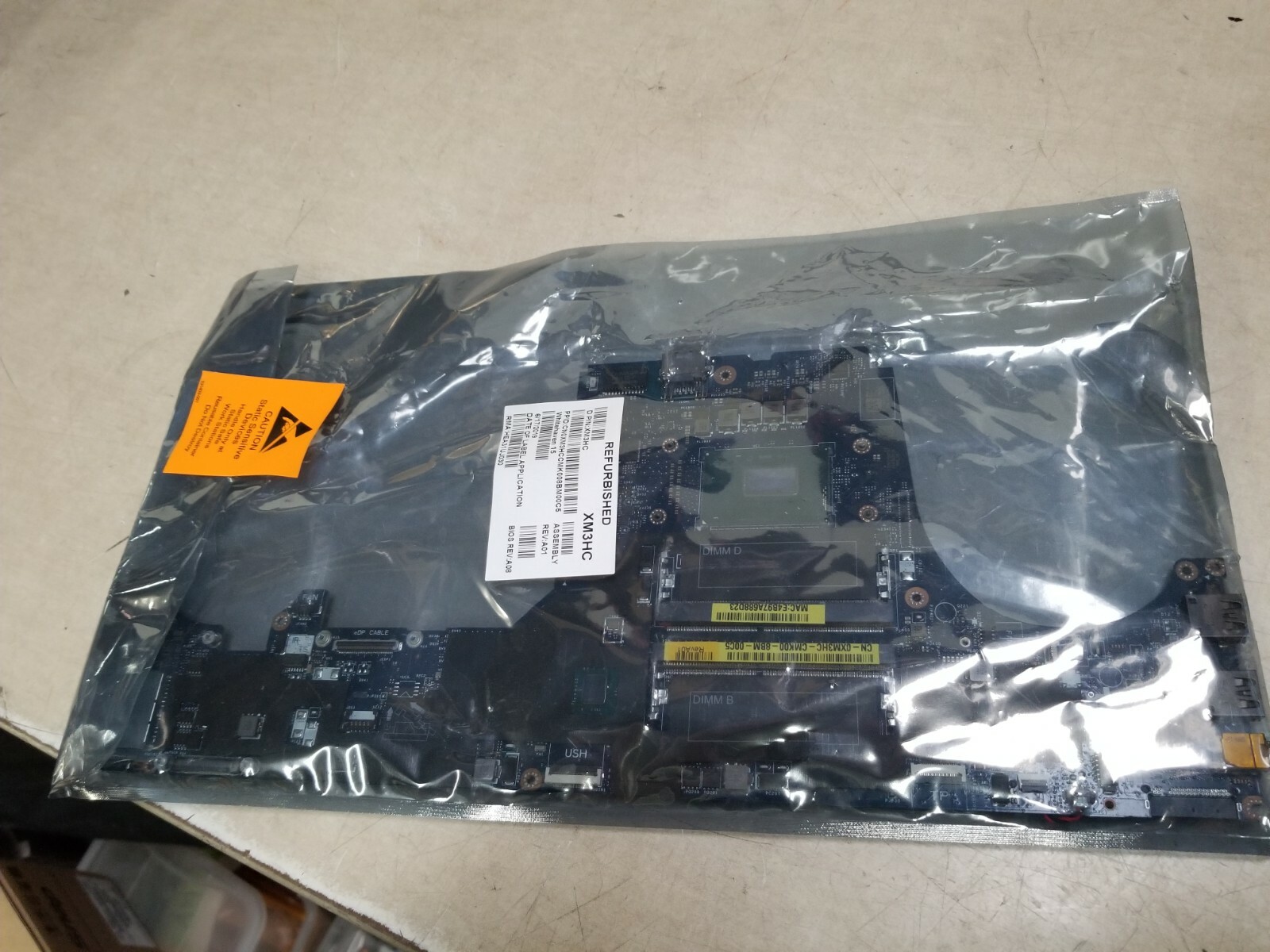 NEW GENUINE DELL PRECISION 15 7530 MOTHERBOARD i7 8750H 4.1GHz XM3HC 0XM3HC