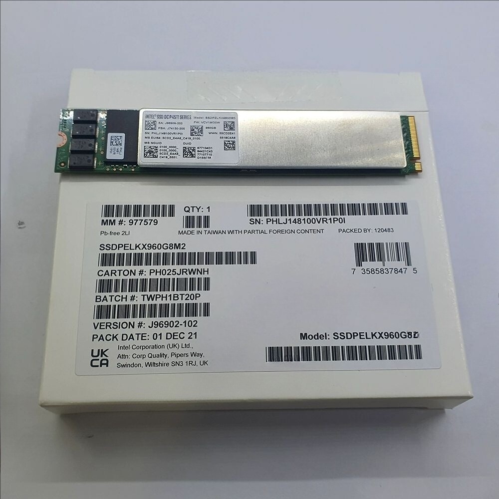 Intel DC P4511 Series 960GB M.2 22110 SSDPELKX960G8D SSD