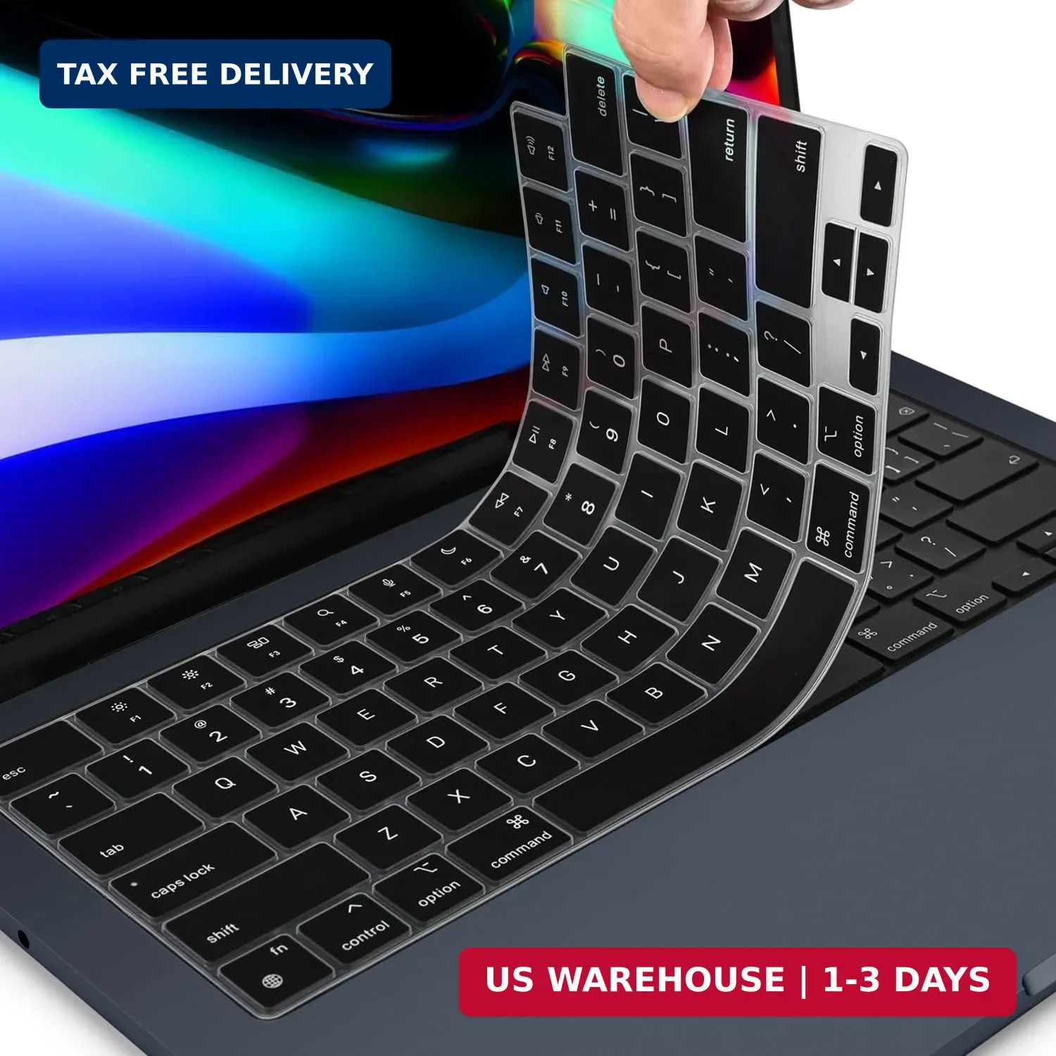 Keyboard Cover for 2026 2025 2024 2023 MacBook Air 15 inch M5 M4 M3 M2 Chip A344
