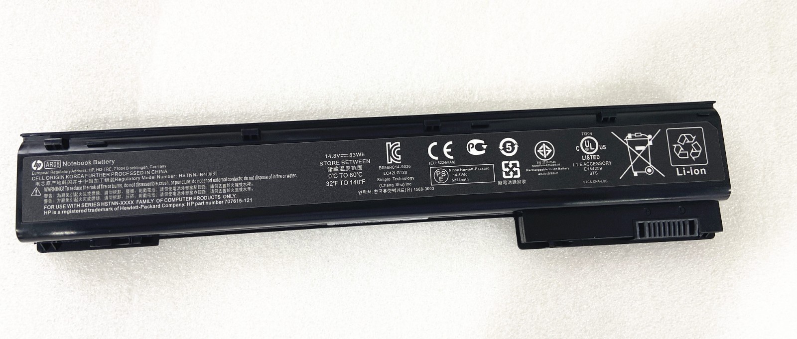 Genuine AR08XL Battery HSTNN-IB4H HSTNN-IB4I 708455-001 708456-001 707614-121