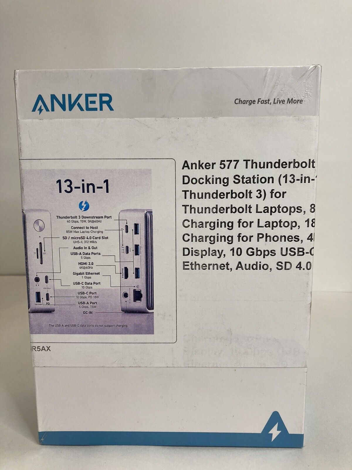 SEALED Anker PowerExpand Elite 13-in-1 Thunderbolt 577 3 Docking Station - A8396