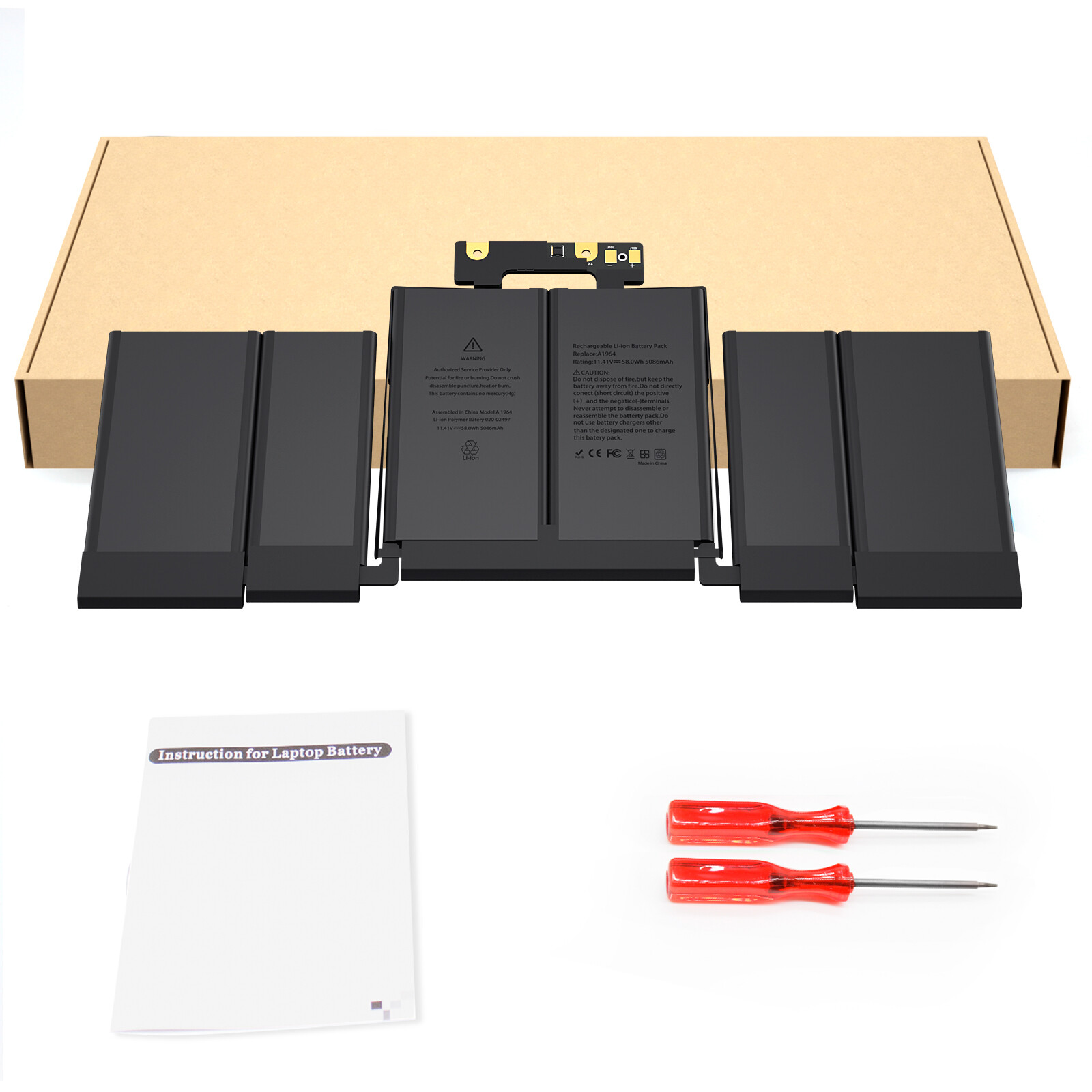A1964 Battery for Mac Book Pro 13" A1989 Mid 2018 2019 A2251 2020 EMC 3214 3358