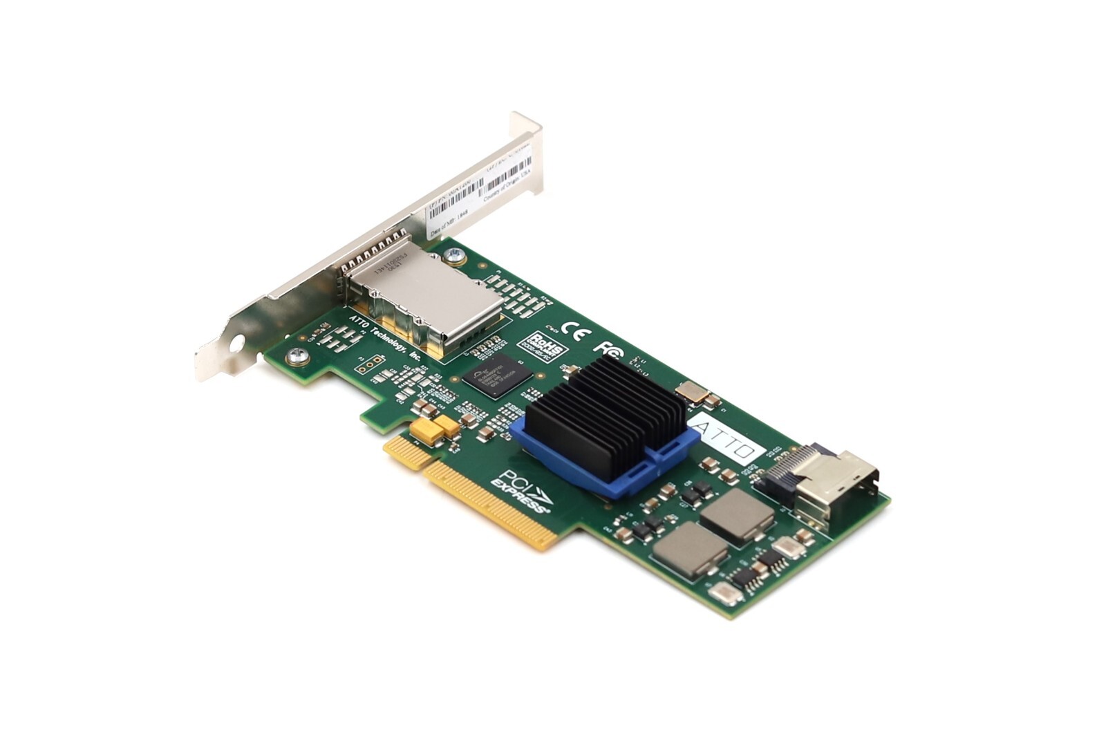 ATTO 00AT200 B4/E1/E1 ATM C3-2(2) PCIe Host Bus Adapter P/N: 1-04841-01 Tested
