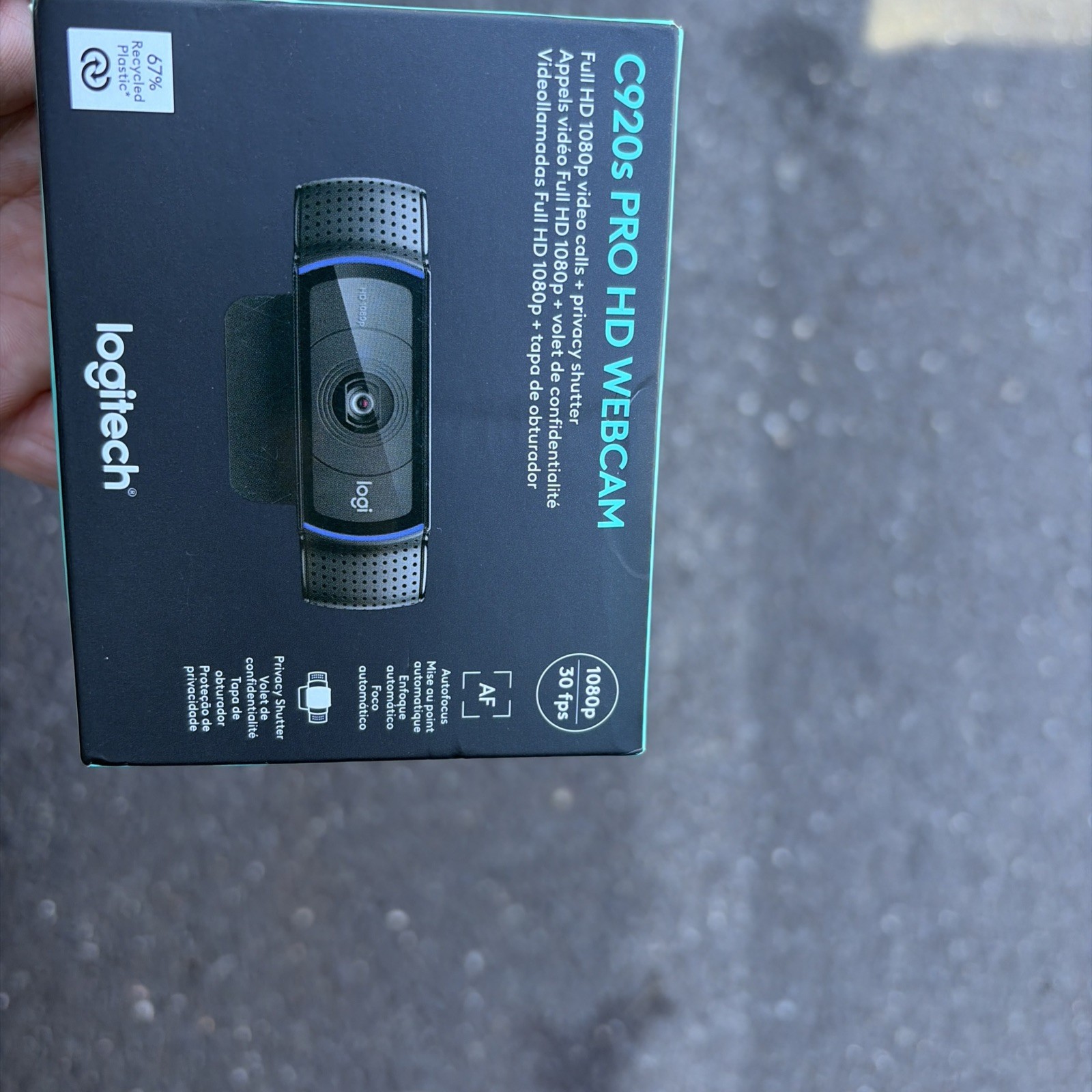 Logitech C920s Pro Black Full HD 1080p Webcam