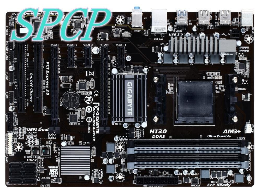 Gigabyte Technology GA-970A-DS3P Desktop computer motherboard,AMD,AM3/AM3+ socke