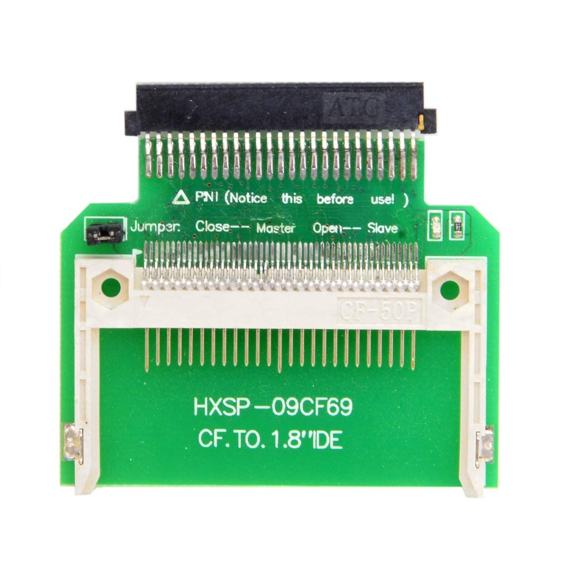 chenyang Memory Card Adapter CF Compact Flash Memory Card to 50pin 1.8 Inch IDE