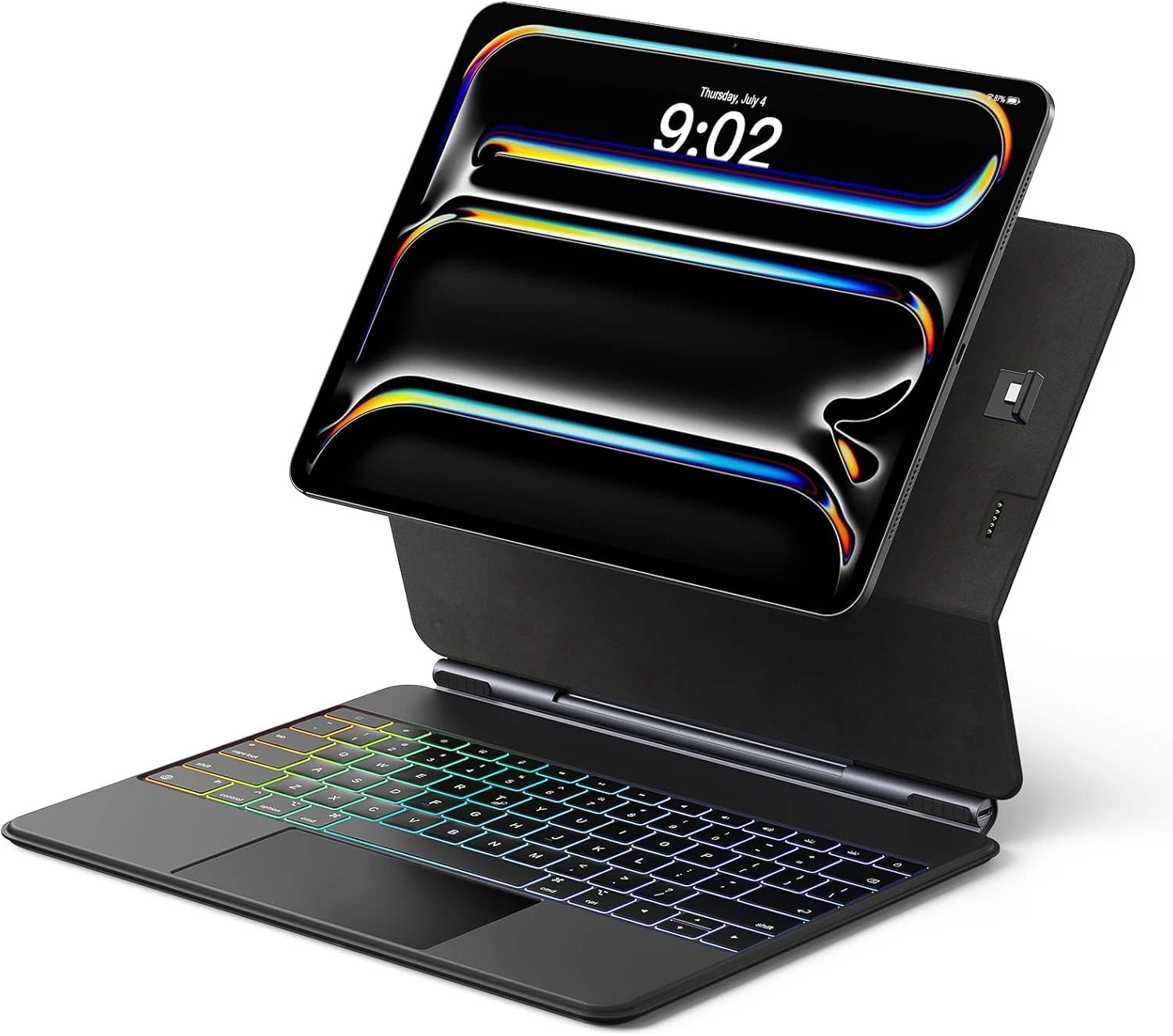 Magic Keyboard Case for iPad Pro 11-inch (M4 2024 / M5 2025), Easy-Set Magnetic
