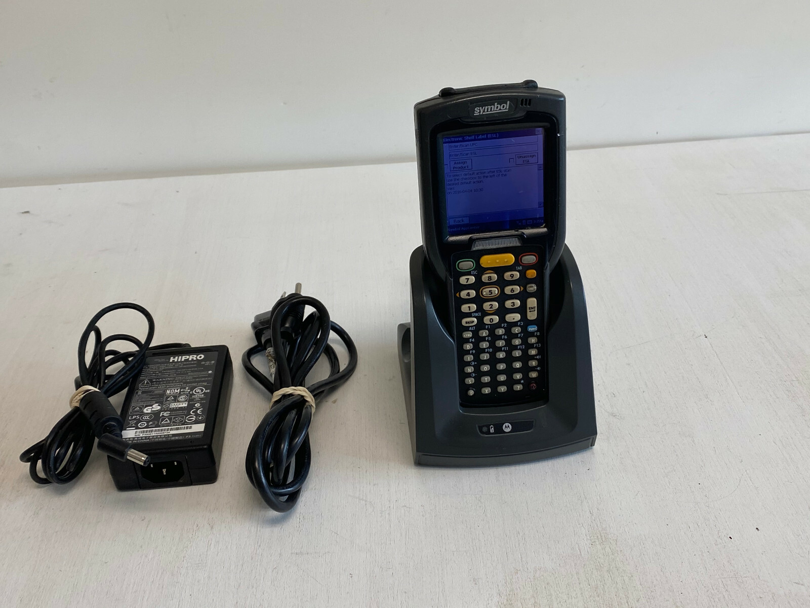Shelf6:  Symbol Motorola MC3090 Laser Scanner w/ Dock, Batteries & Power Supply