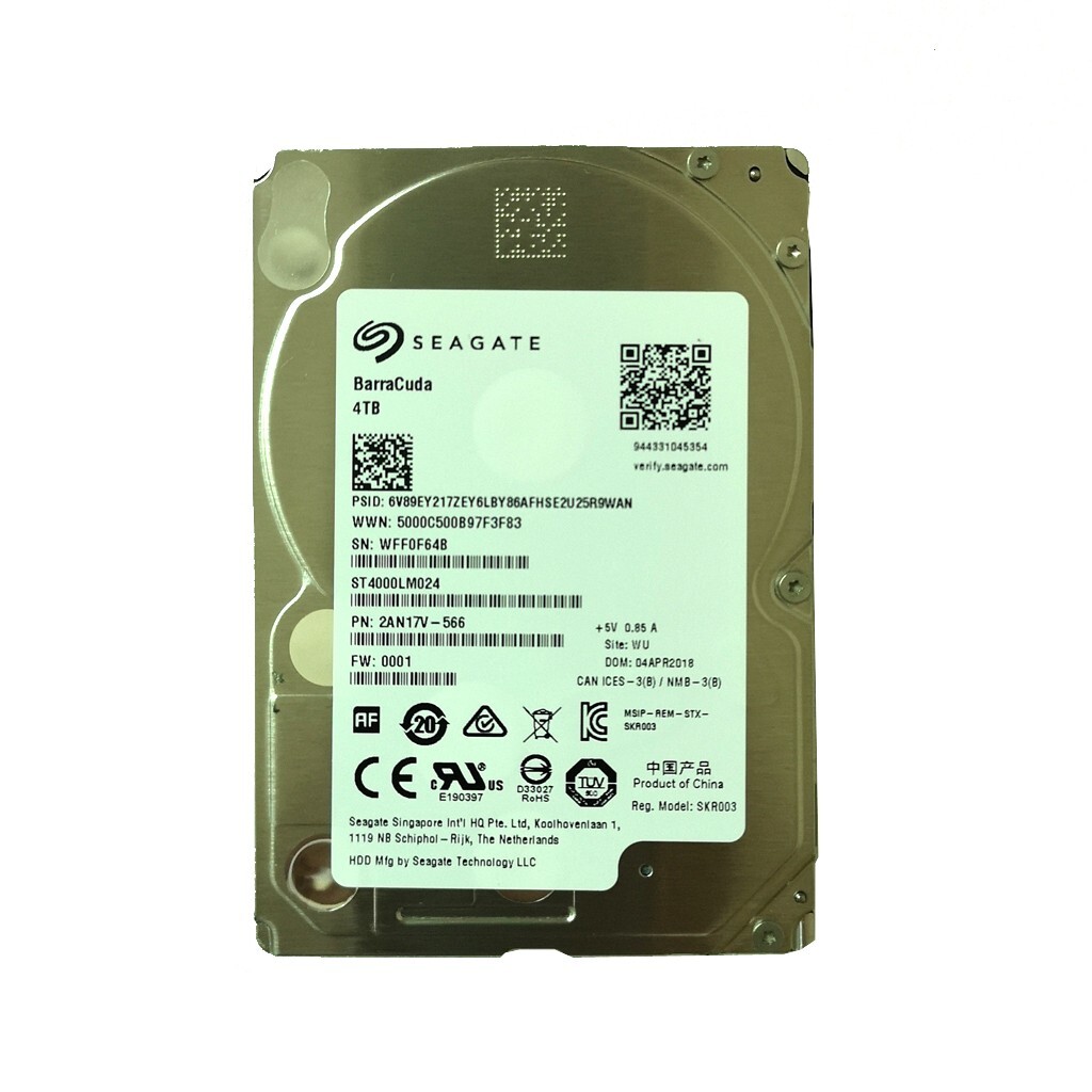 Original Seagate 4TB ST4000LM024 5400RPM 128MB SATA 2.5" Laptop Hard Disk Drive
