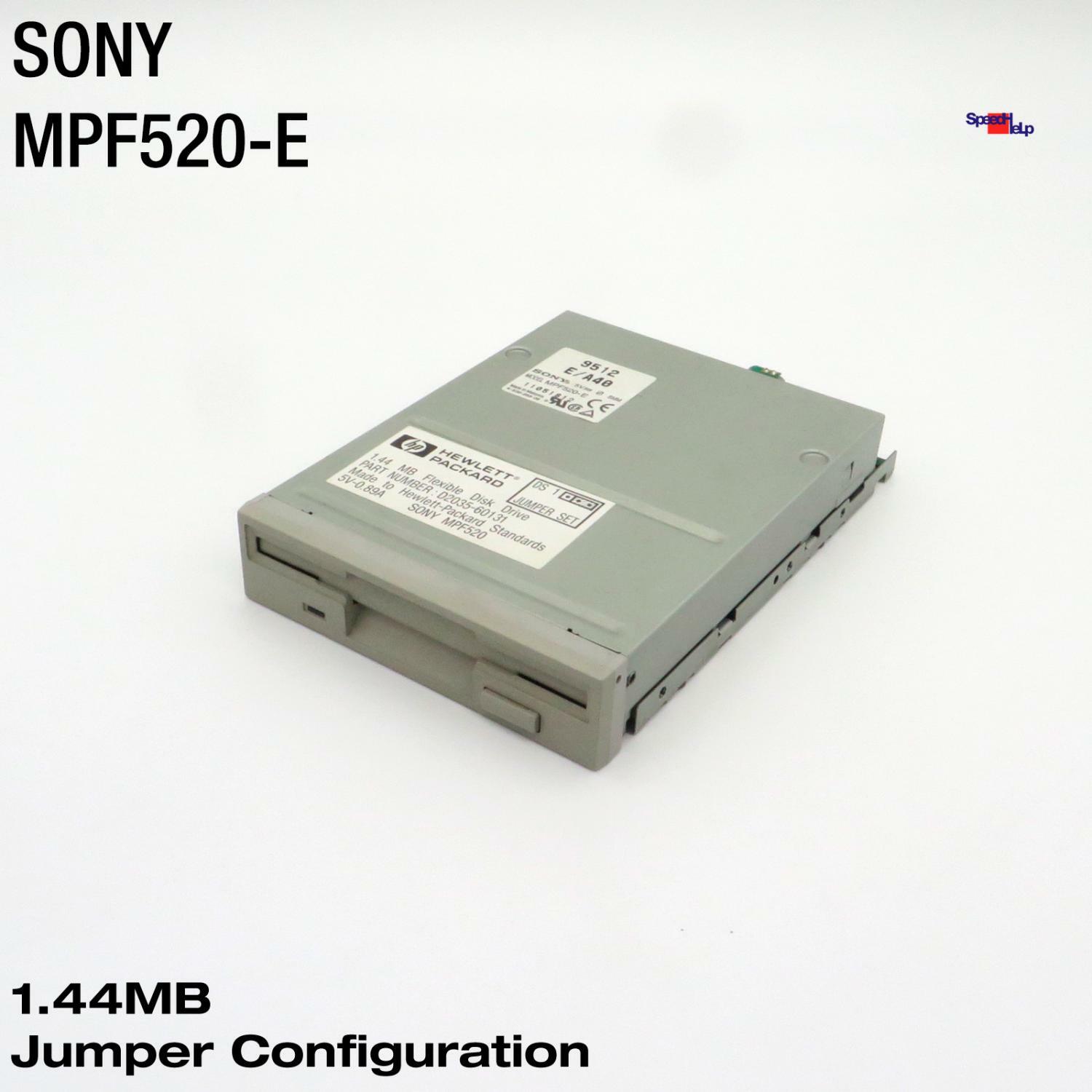Floppy Drive Drive FDD Sony MPF520-E 1.44MB 3.5" Jumper Configuration DS0 DS1