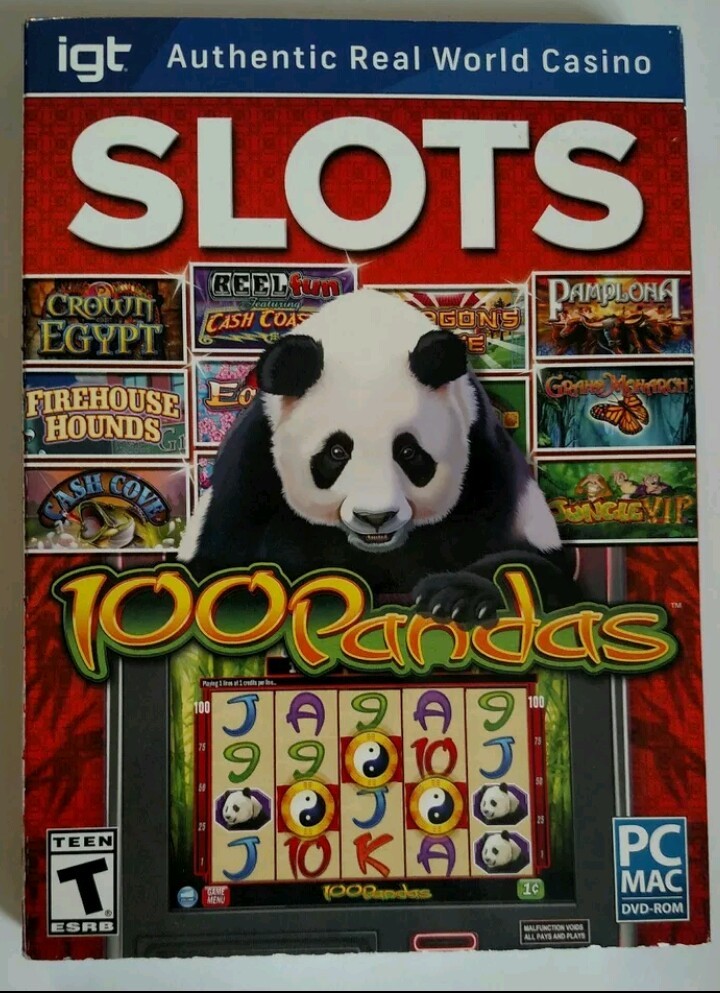 IGT SLOTS 100 PANDAS 20 Slots Included PC & Mac DVD-ROM NEW 