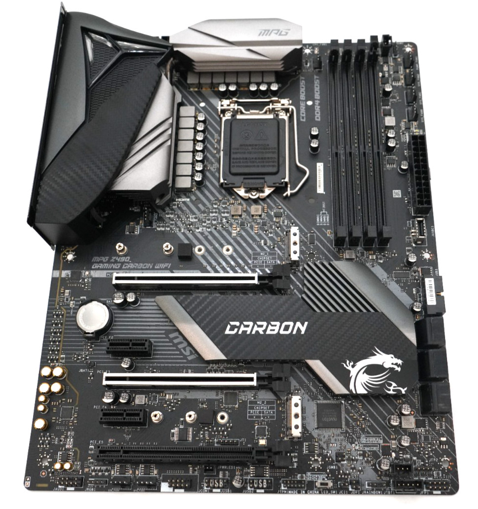 MSI MPG Z490 Gaming Carbon WiFi Intel LGA1200 DDR4 ATX Motherboard
