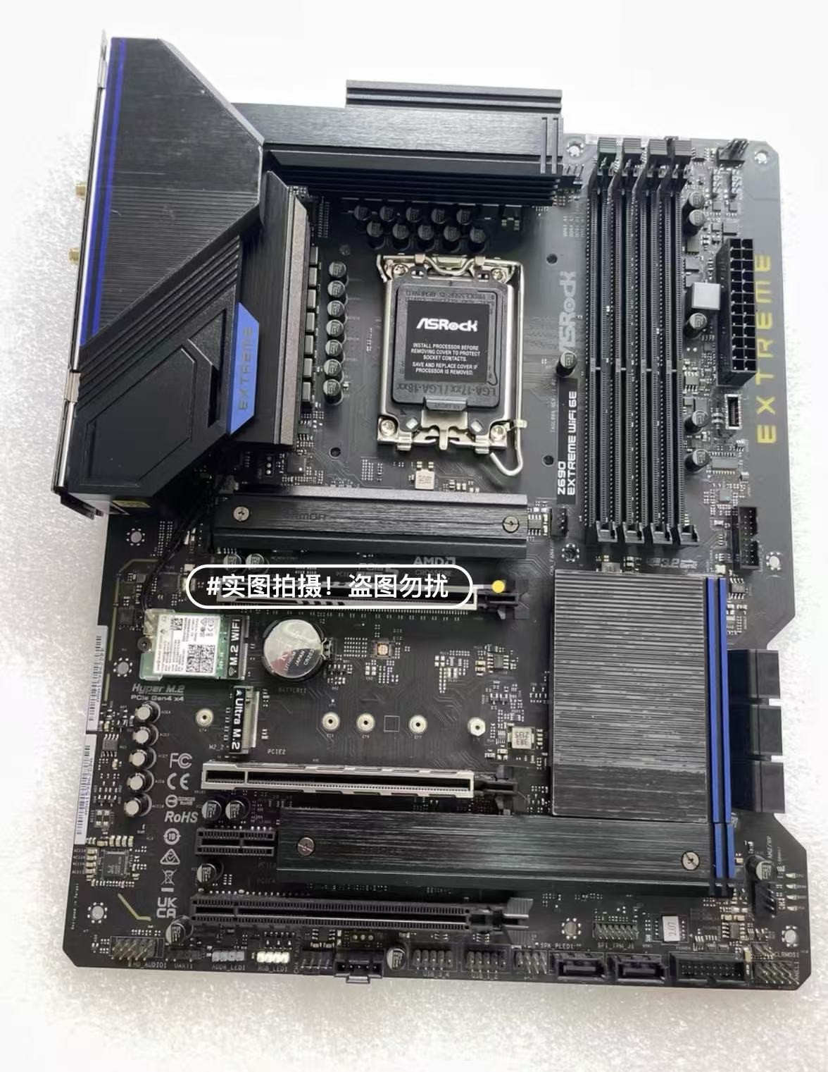 For ASRock Z690 EXTREME LGA 1700 DDR4 3×M.2 8×SATA III ATX Motherboard