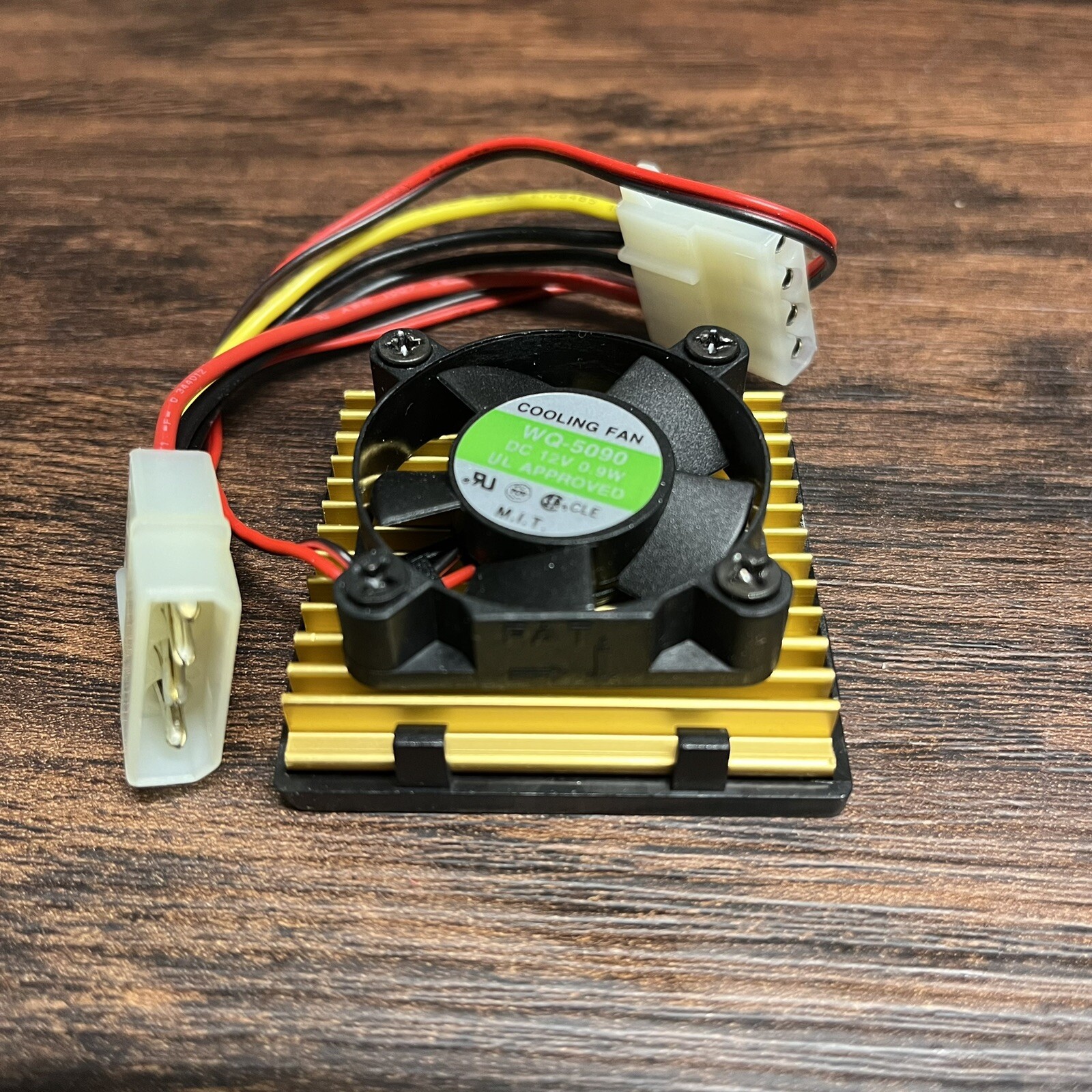 Pentium 586 Socket 5 7 CPU Fan w/ Aluminum Heat Sink Molex 4 PIN Connector NEW