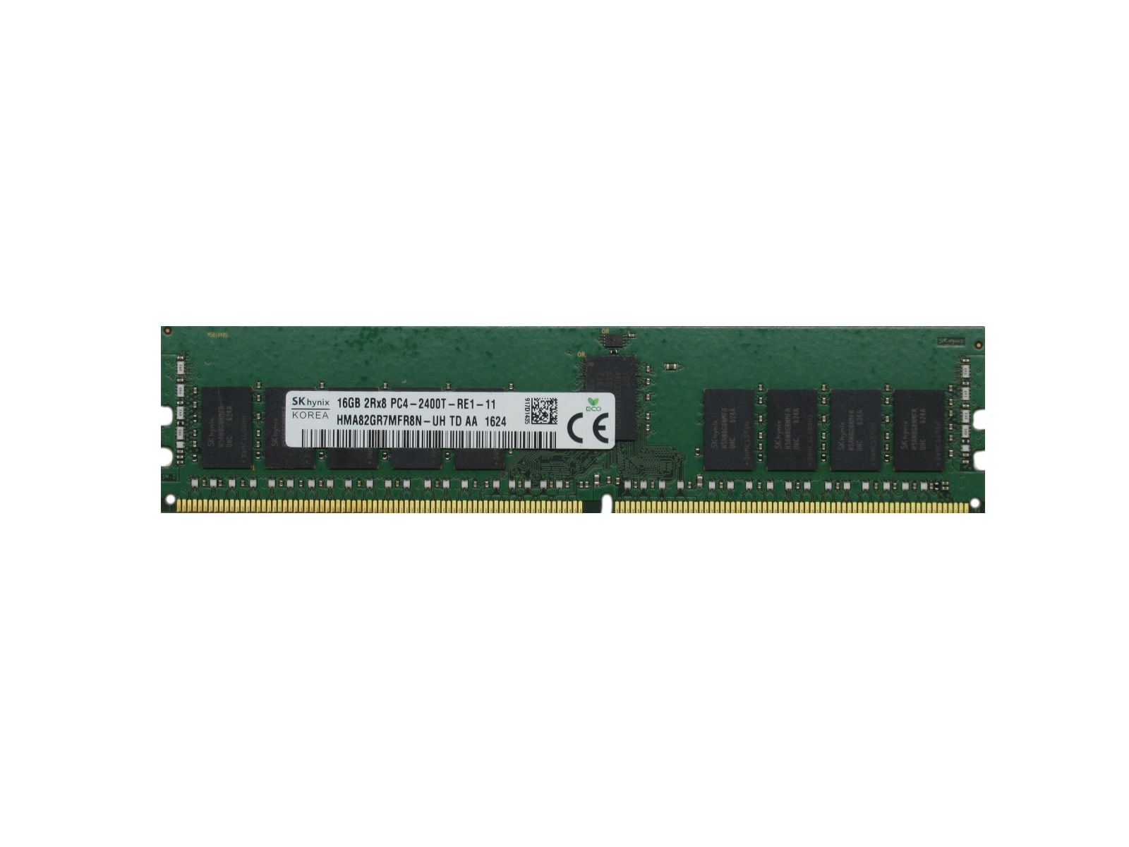 HMA82GR7MFR8N-UH - SK Hynix 16GB DDR4-2400 RDIMM PC4-19200T-R 2Rx8 Server Memory
