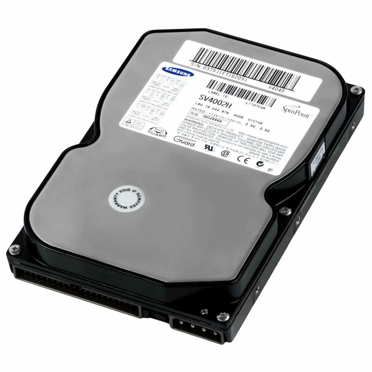 Samsung SV4002H IDE PATA 3.5" 40GB EIDE HDD Internal Hard Drive