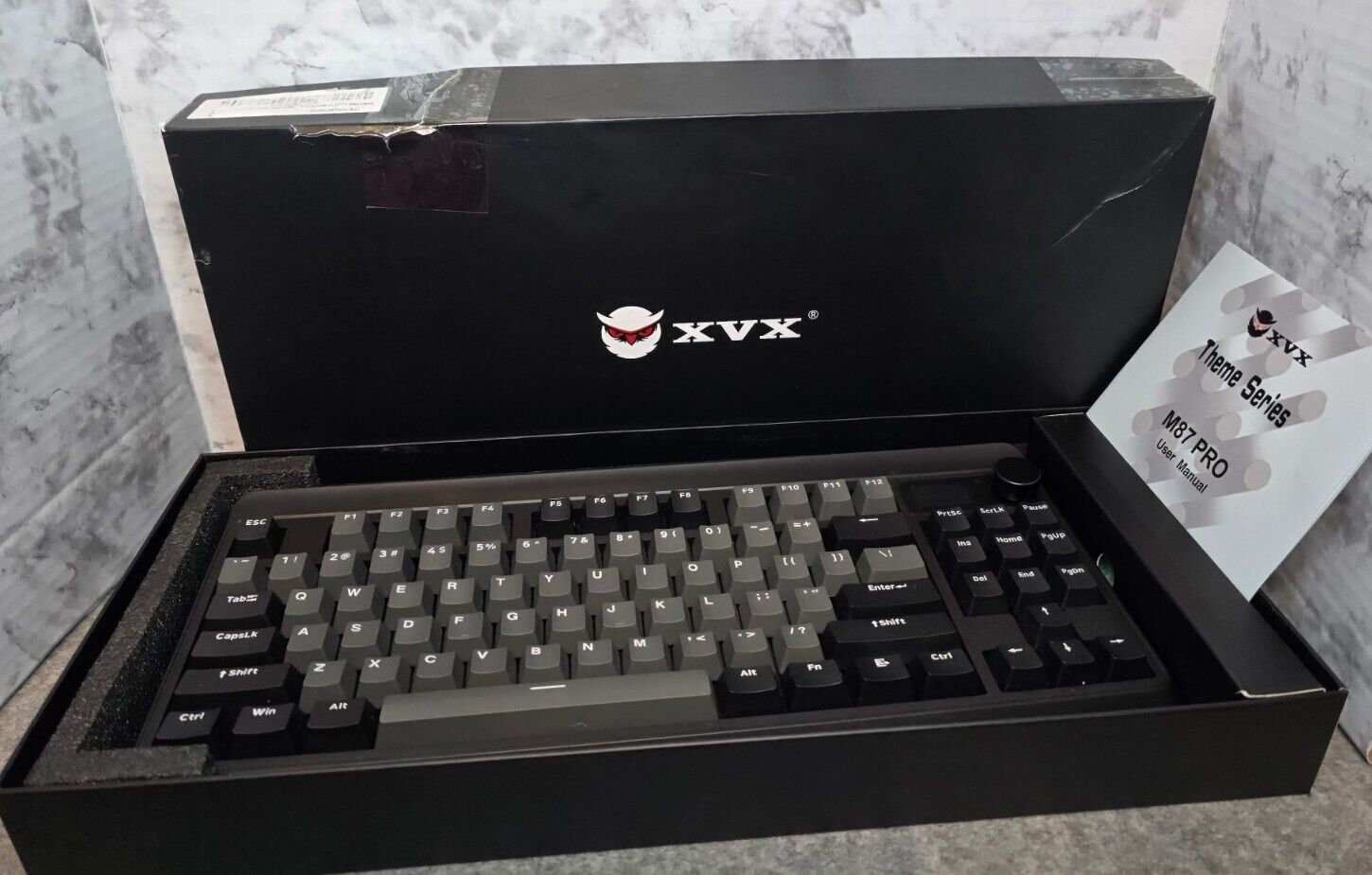 COSTOM XVX Retro M87 Pro 75% Gaming Keyboard 