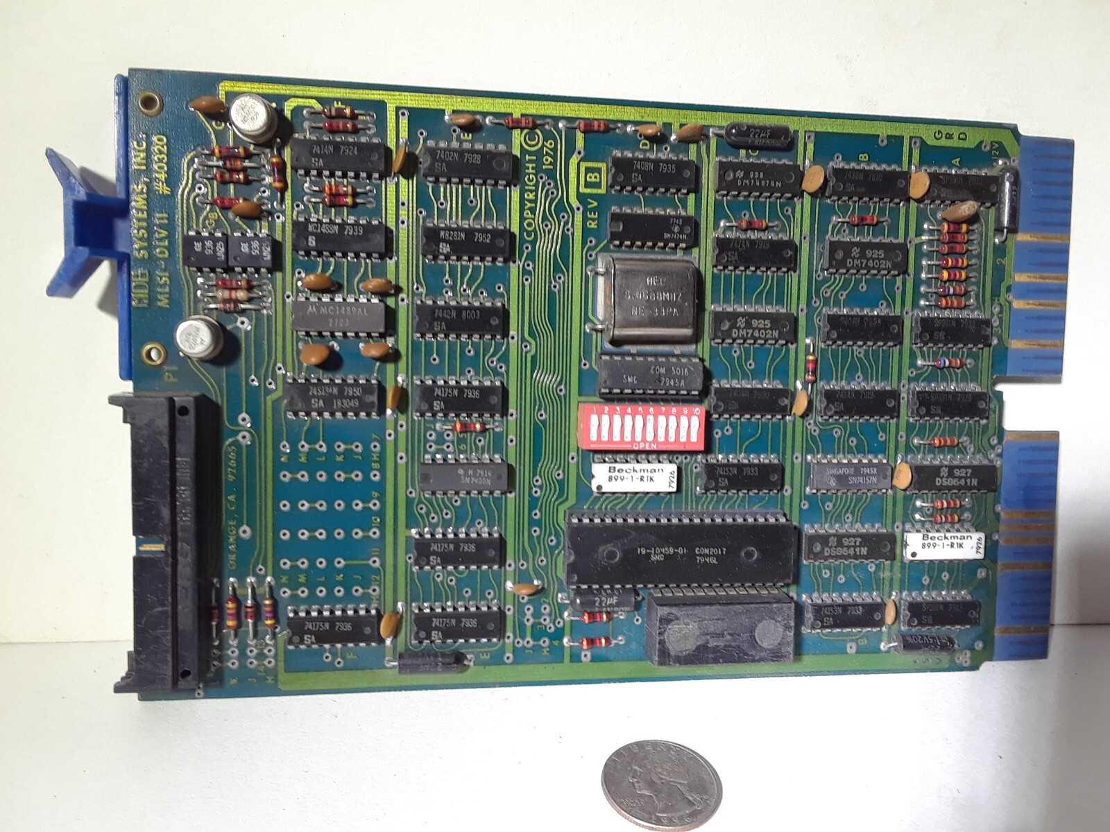 Excellent Condition MDB Systems MLSI-DLV11 Circuit Board #40320 from 1976