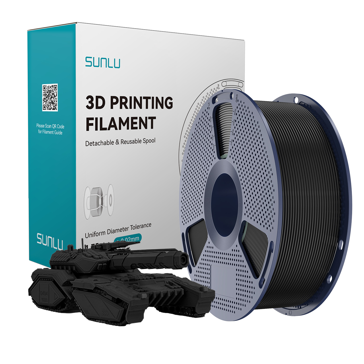 【BUY 5 PAY FOR 3】 SUNLU PLA Matte META PLA+ PETG Dual/Trip SILK ABS Filament 1KG
