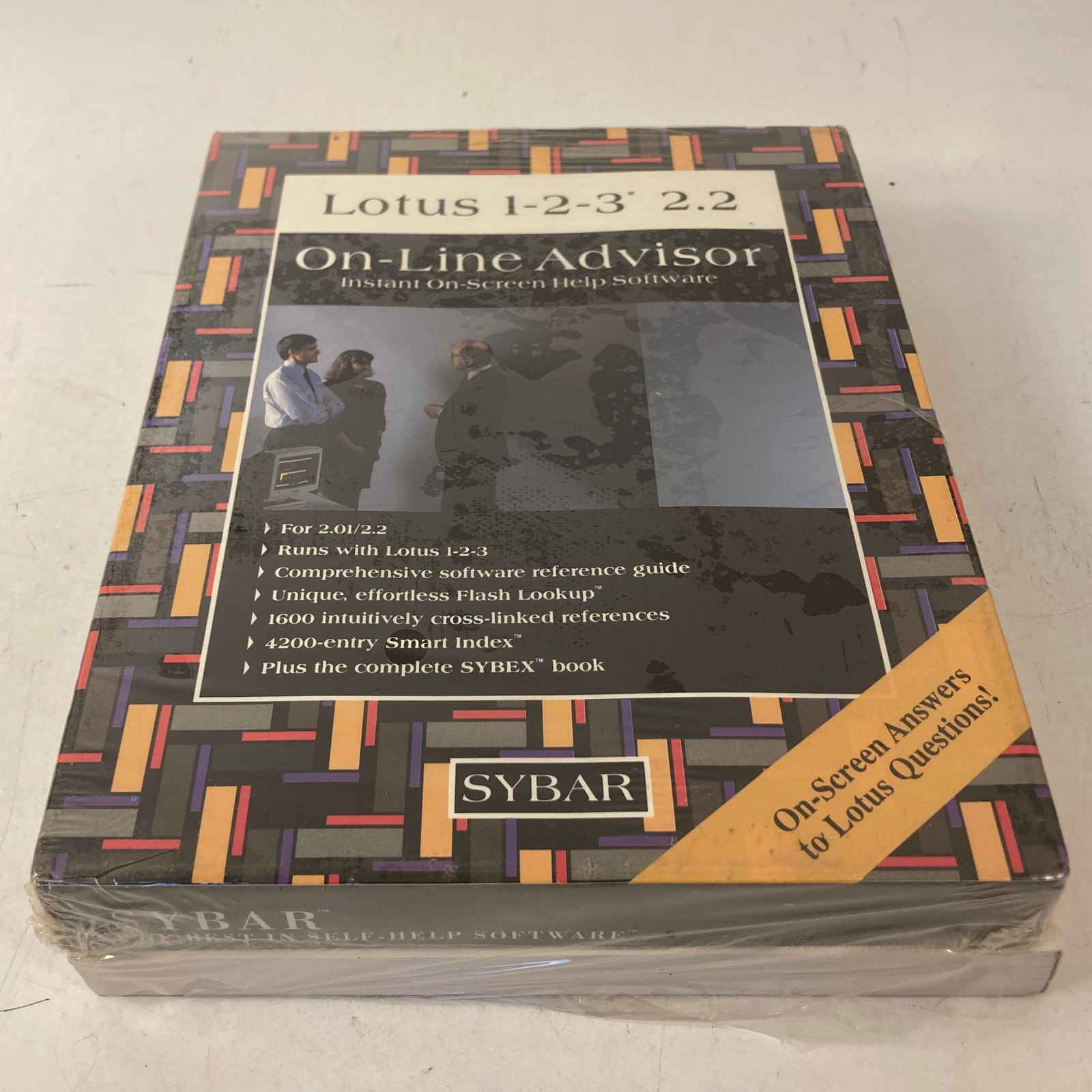 Lotus 1-2-3 2.2 On-Line Advisor Vintage Software With The ABC's of 1-2-3 2.2
