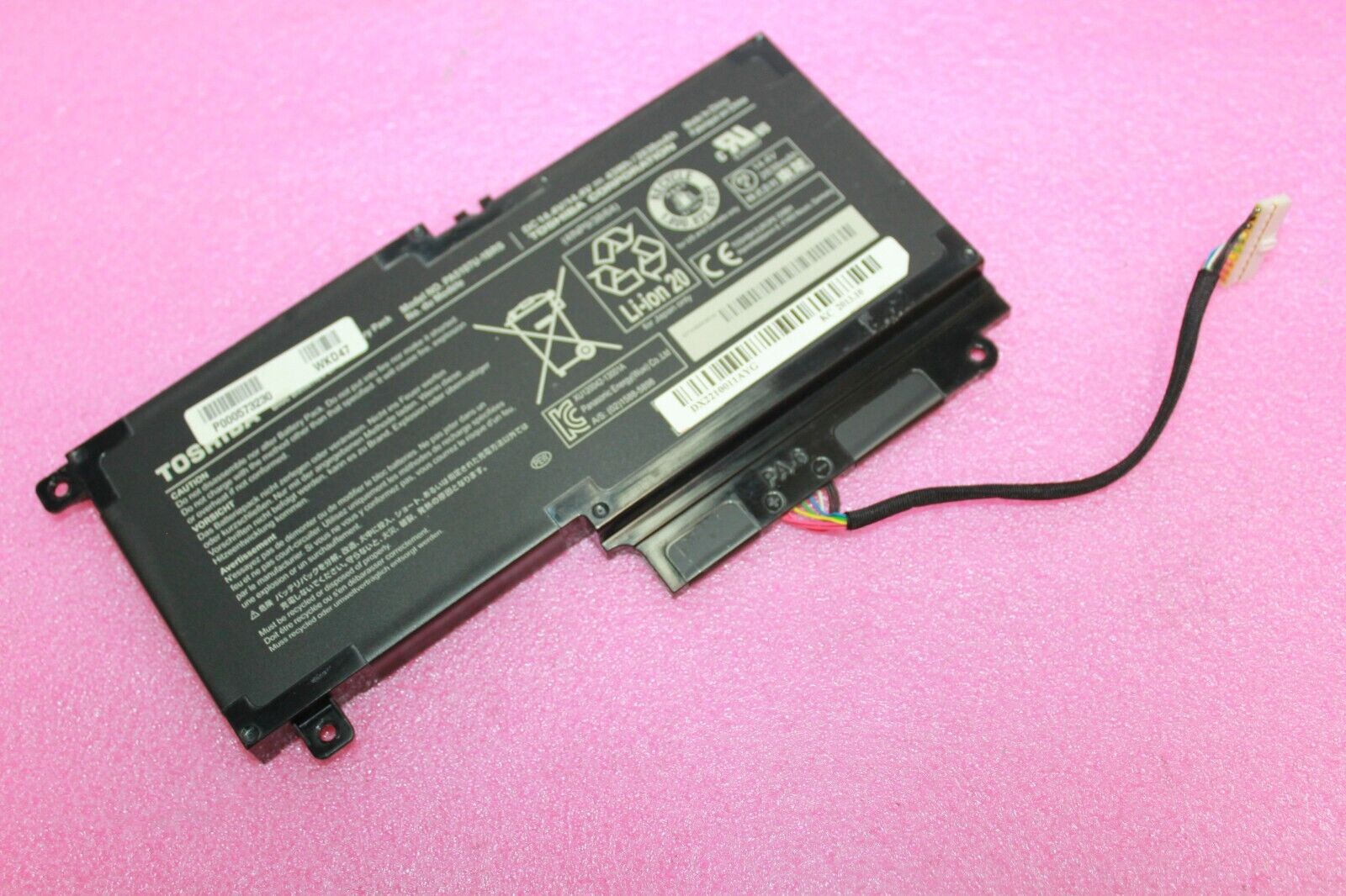 Genuine Toshiba P55-A P55-A5312 Laptop Battery 14.4V 43Wh PA5107U-1BRS