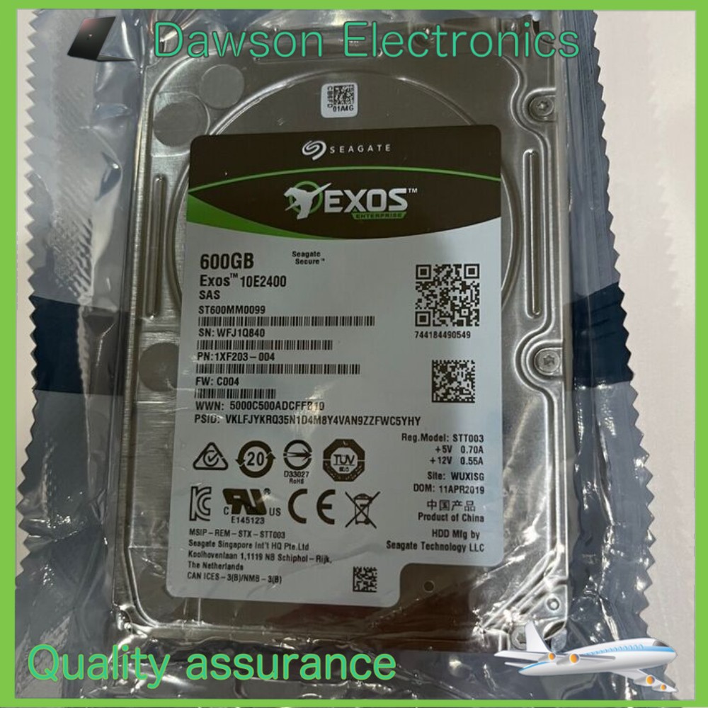 Seagate ST600MM0099 600GB 10K RPM 12GB/S SAS 2.5" HDD HARD DRIVE