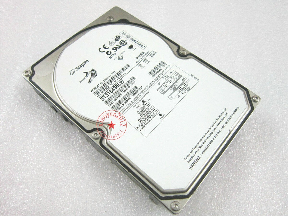 Seagate ST318436LW 18GB SCSI 68-pin 10K hard drive