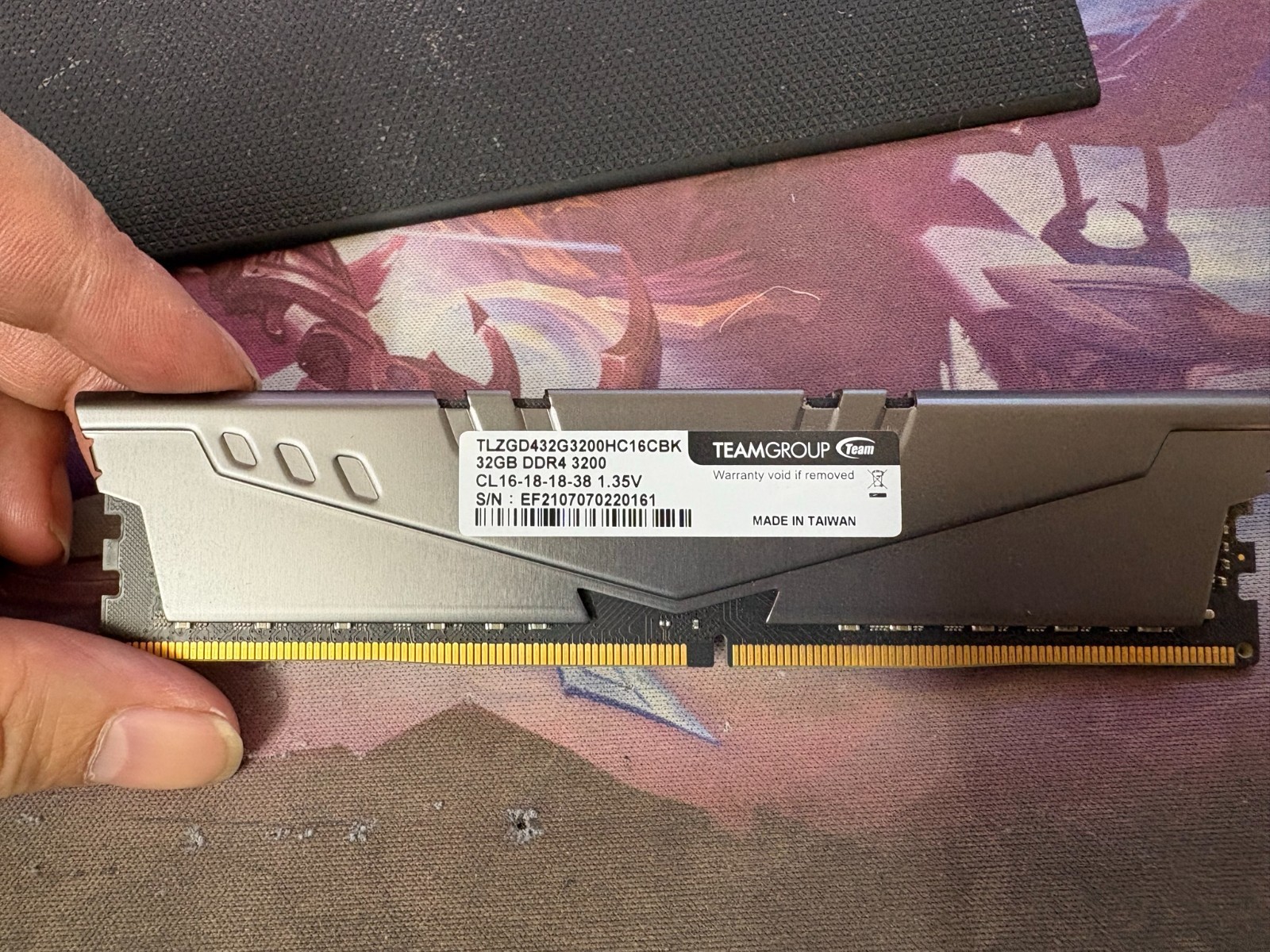 TEAMGROUP T-Force Vulcan Z 32GB DDR4 3200 CL16 RAM TLZGD432G3200HC16CBK