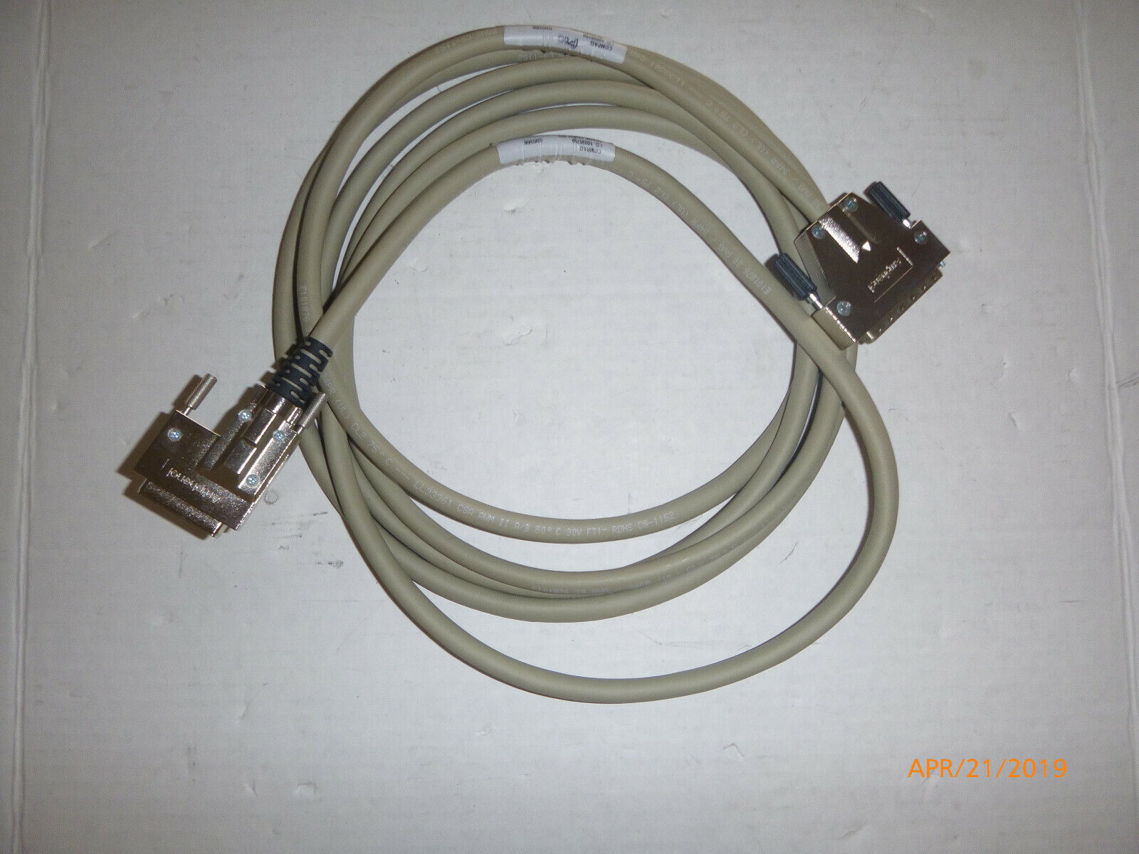 HP Compaq 12' Cable PN # 313375-002 Rev R  Spare 110942-001 