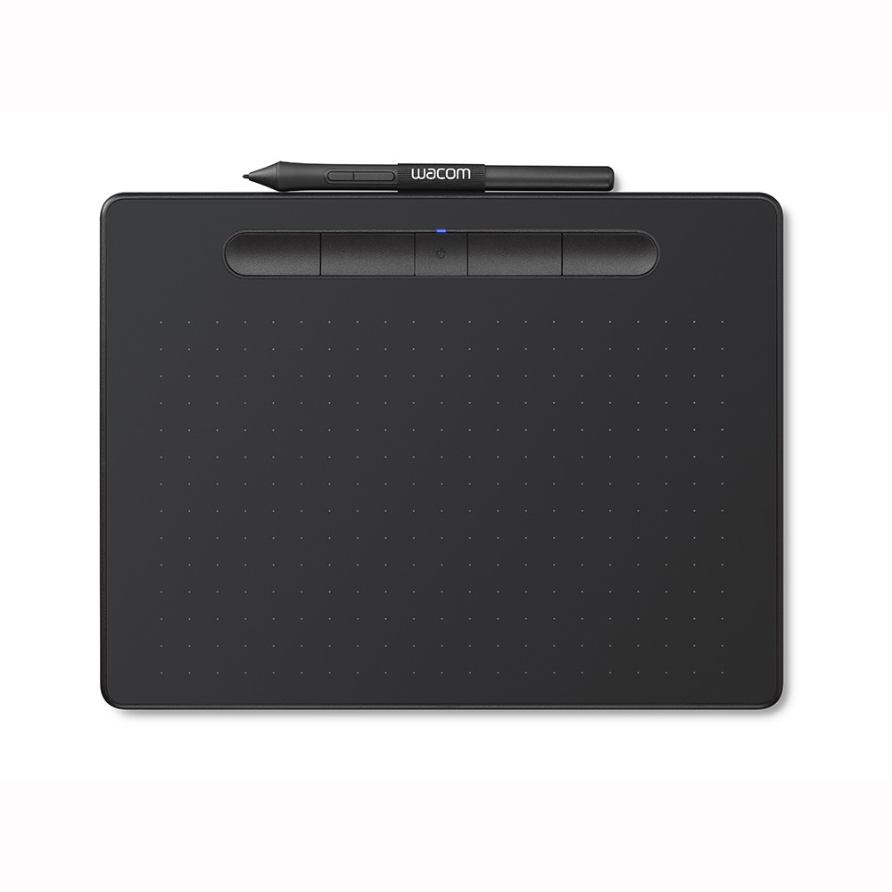 Wacom CTL6100WLK0 Intuos Creative Pen Tablet Bluetooth, Black, Medium