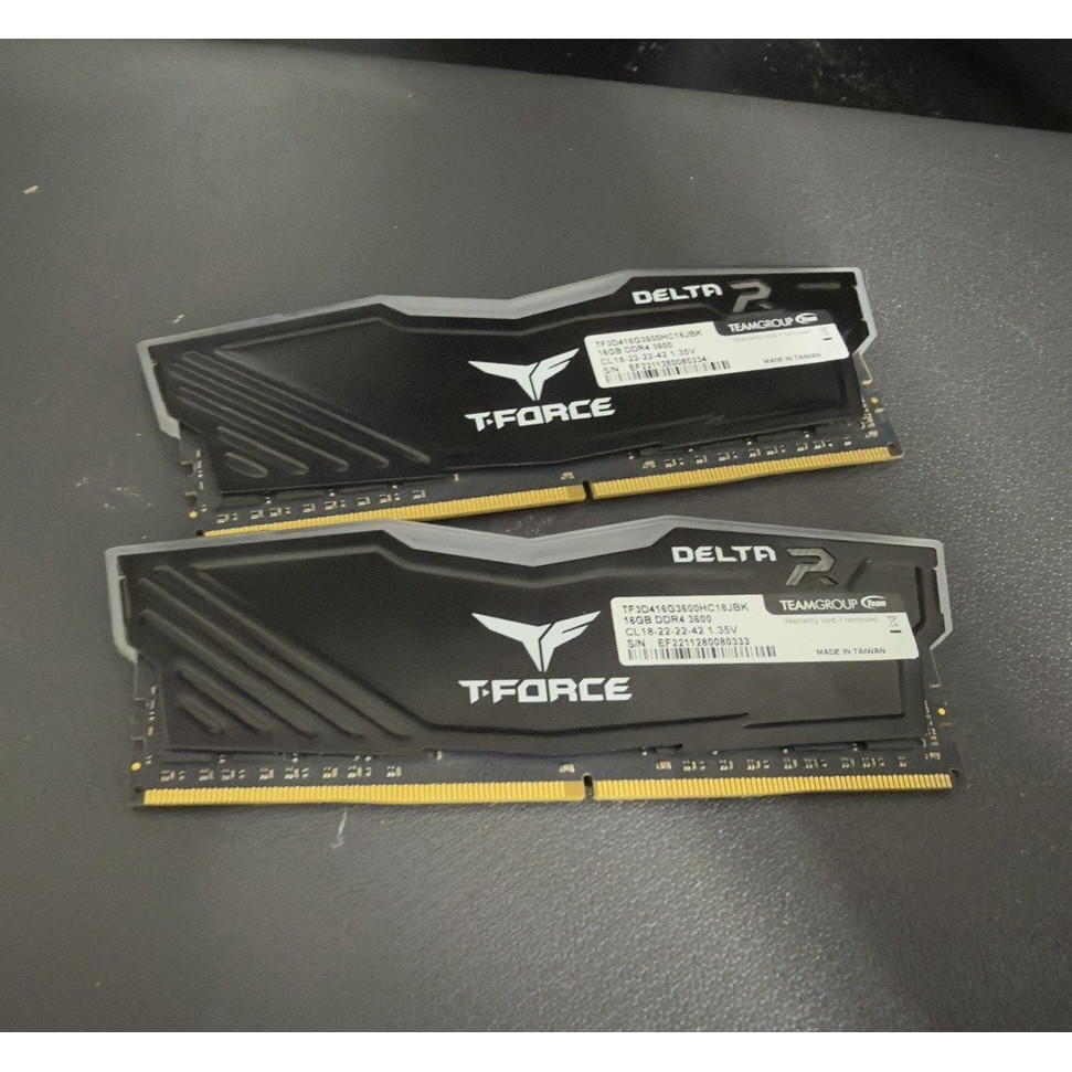 TEAMGROUP T-FORCE Delta R 32GB (2x16GB) DDR4-3600 DDR4 SDRAM DIMM