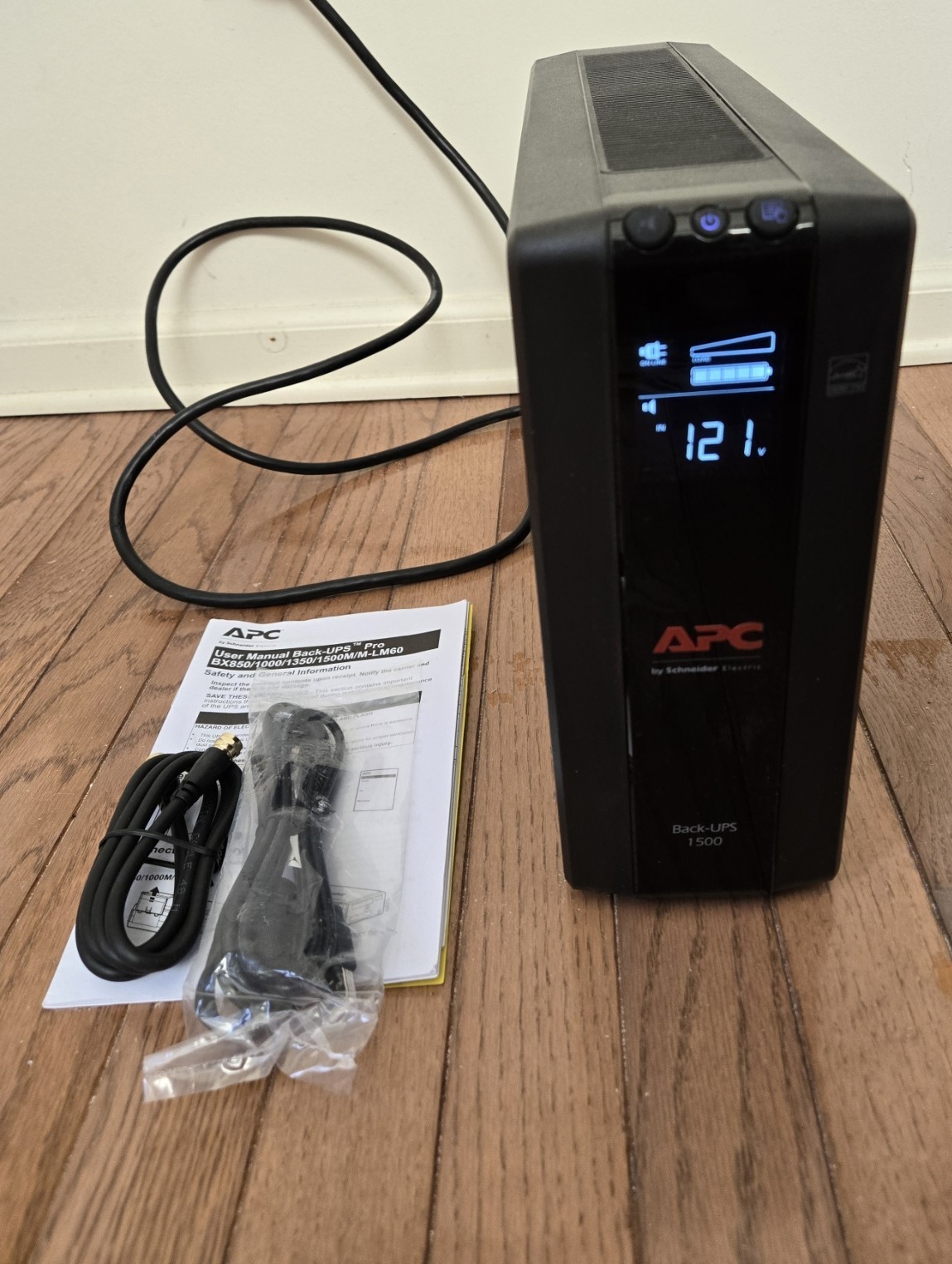 APC Back-UPS Pro 1500VA Battery Backup - Battery Included