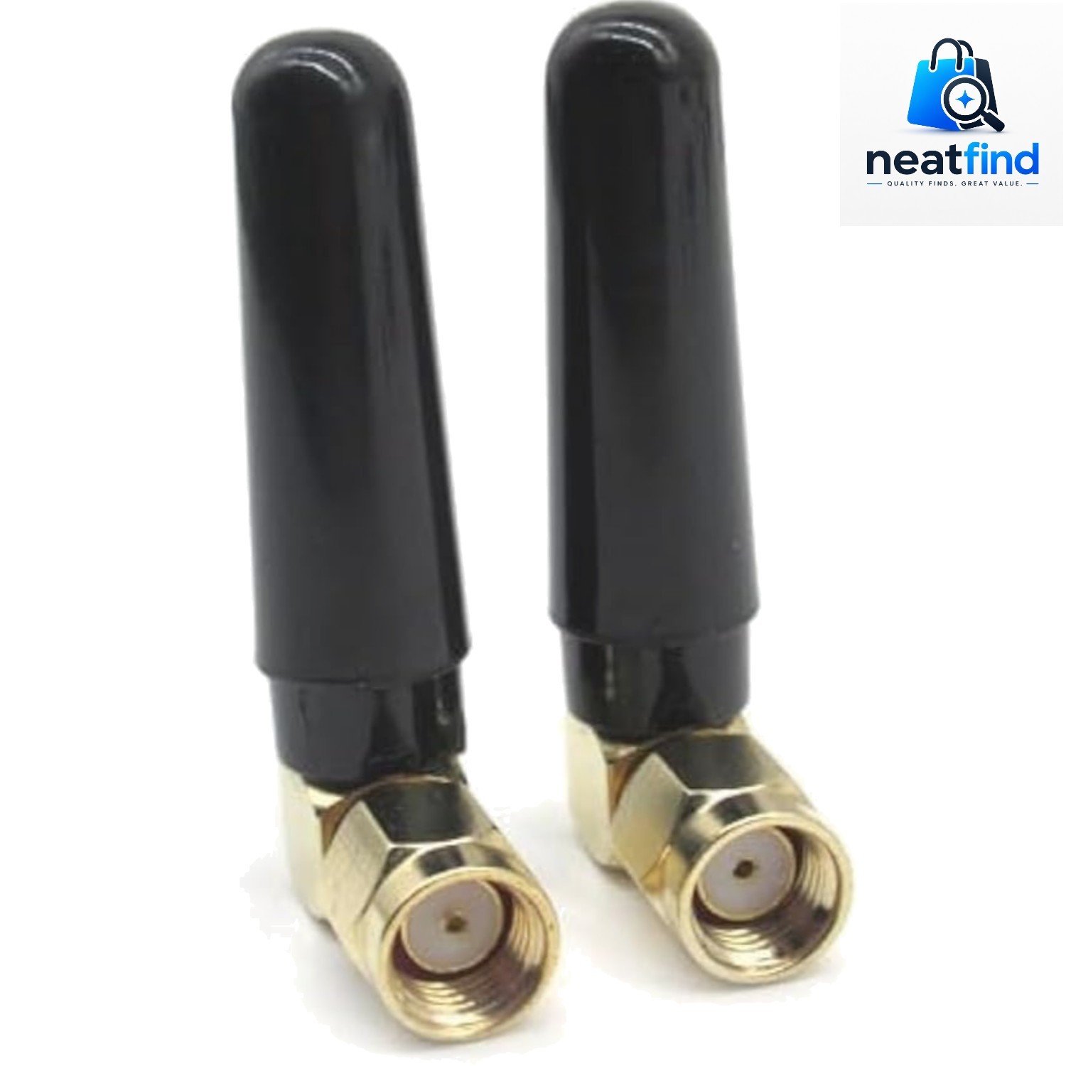 Universal 2-Pack WiFi Antennas with RP-SMA Connectors – Upgrade Your Setup