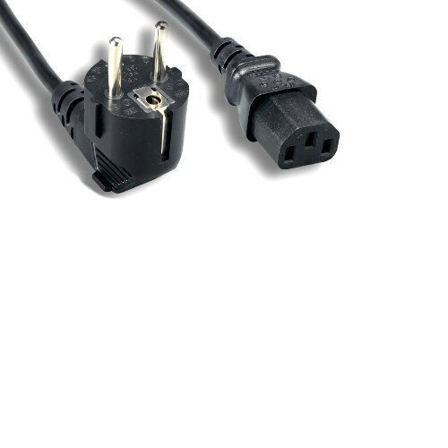 Manhattan Power Cable IEC320 C13-CEE7 Blk 6ft/1.8m